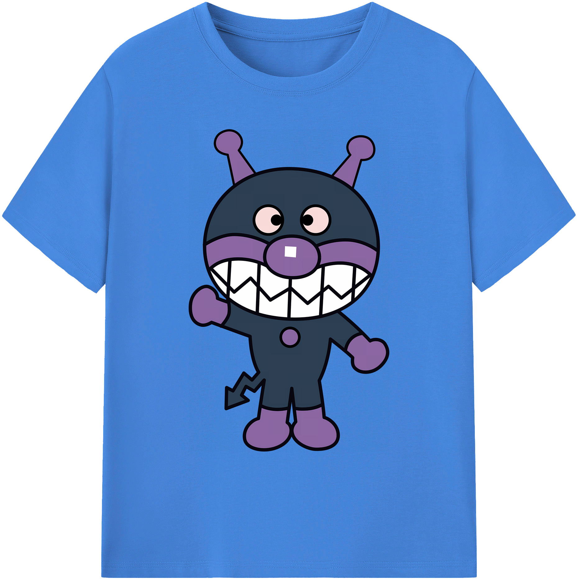（画像用） アンパンマン Anpanman 綿100％ メンズ半袖Tシャツ｜肌触りやわらか＆通気性