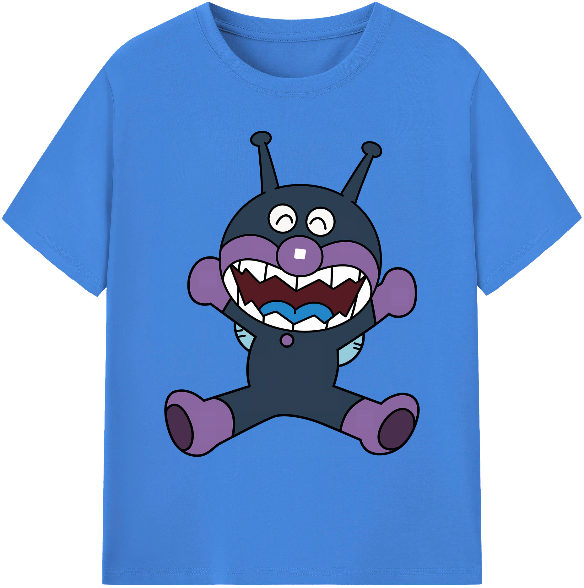 （画像用） アンパンマン Anpanman 綿100％ メンズ半袖Tシャツ｜肌触りやわらか＆通気性