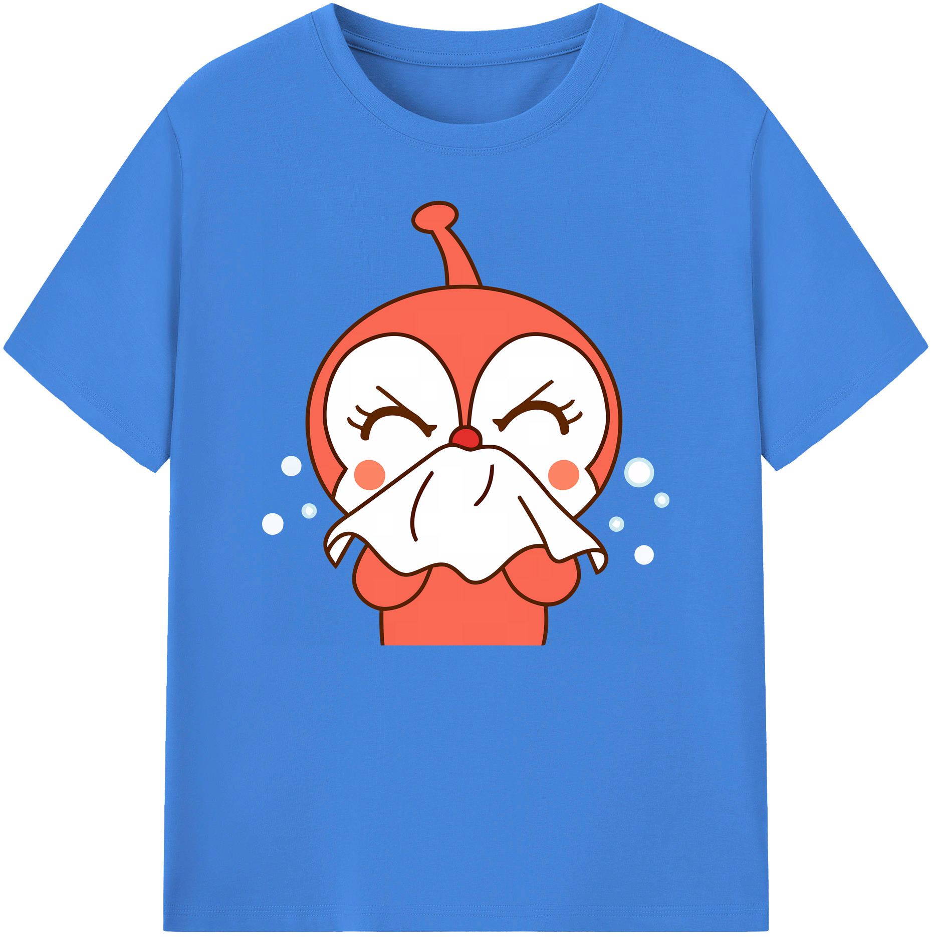（画像用） アンパンマン Anpanman 綿100％ メンズ半袖Tシャツ｜肌触りやわらか＆通気性