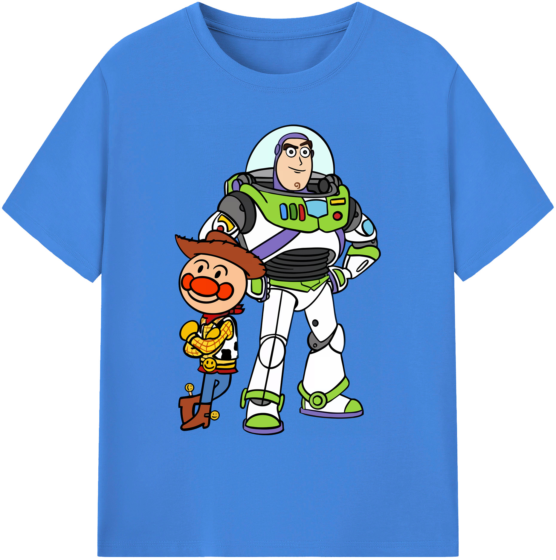 （画像用） アンパンマン Anpanman 綿100％ メンズ半袖Tシャツ｜肌触りやわらか＆通気性