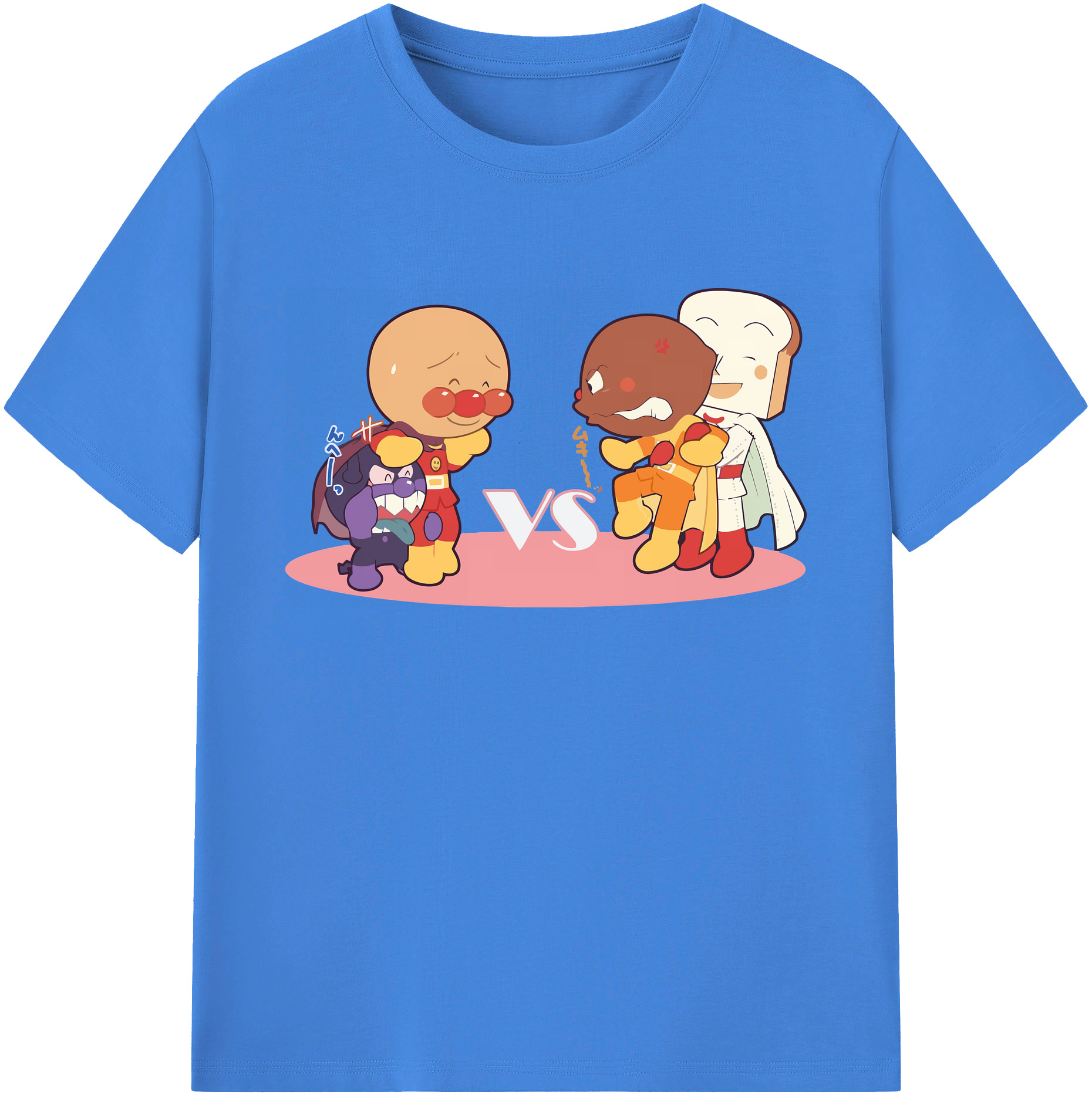 （画像用） アンパンマン Anpanman 綿100％ メンズ半袖Tシャツ｜肌触りやわらか＆通気性