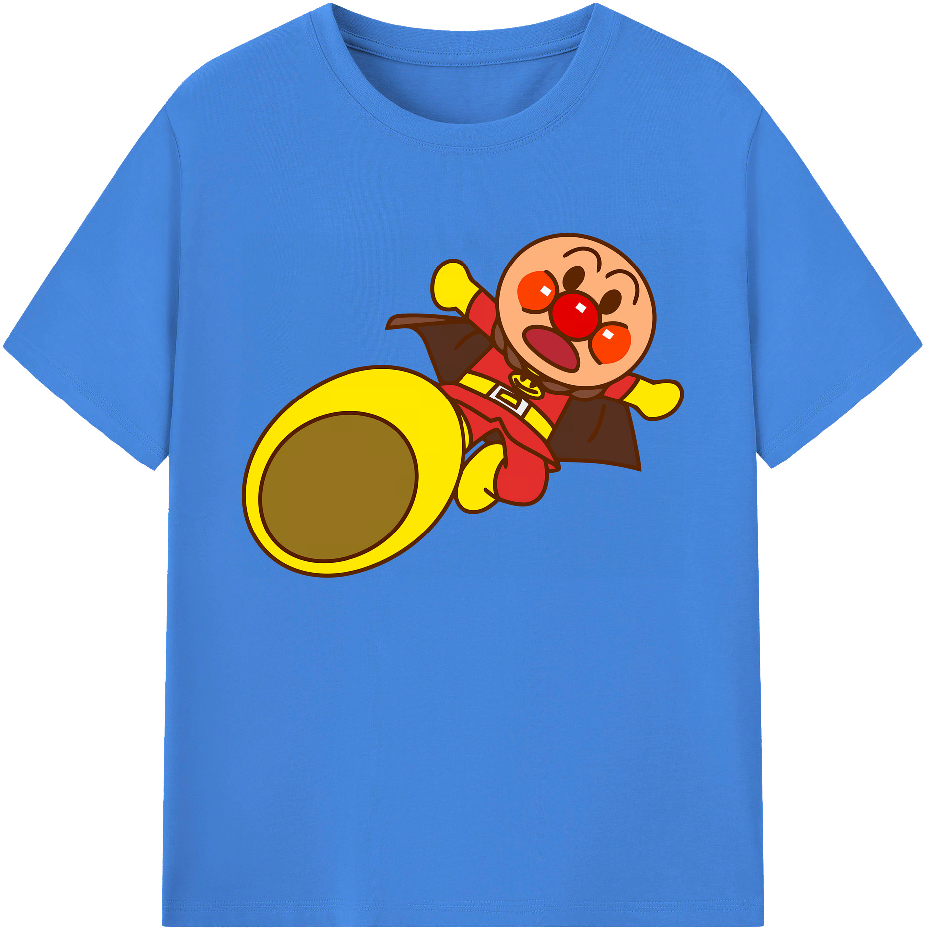 （画像用） アンパンマン Anpanman 綿100％ メンズ半袖Tシャツ｜肌触りやわらか＆通気性