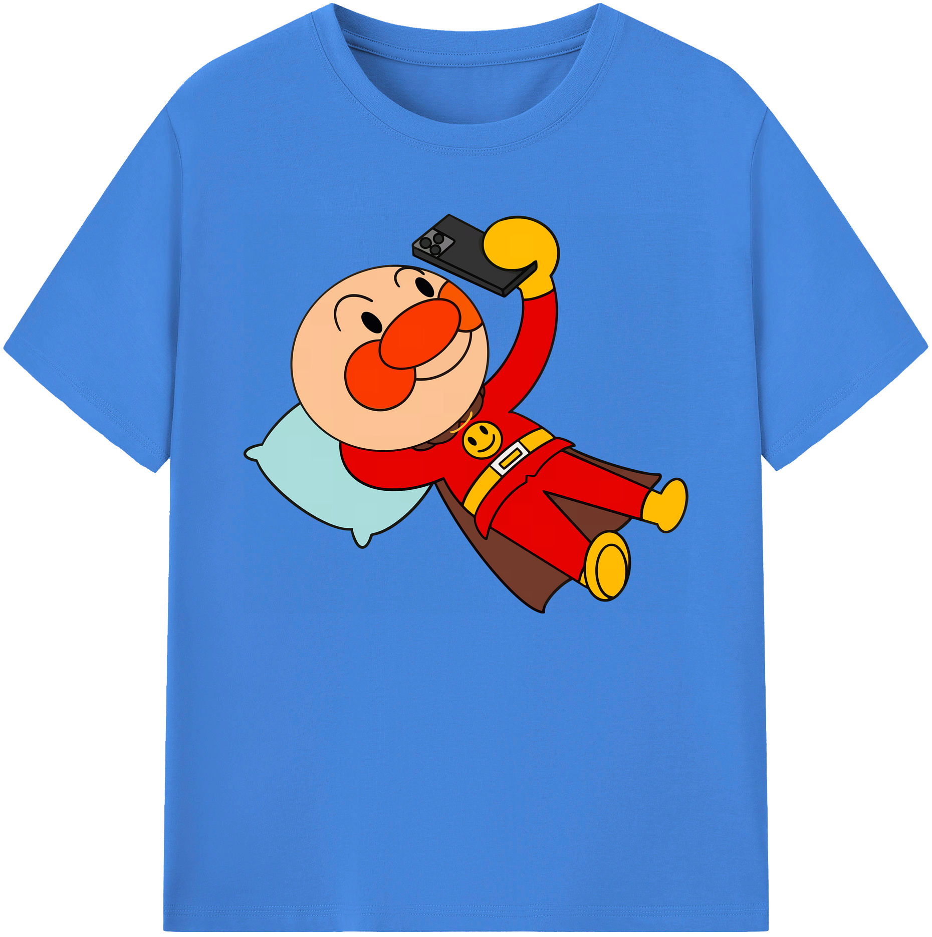 （画像用） アンパンマン Anpanman 綿100％ メンズ半袖Tシャツ｜肌触りやわらか＆通気性