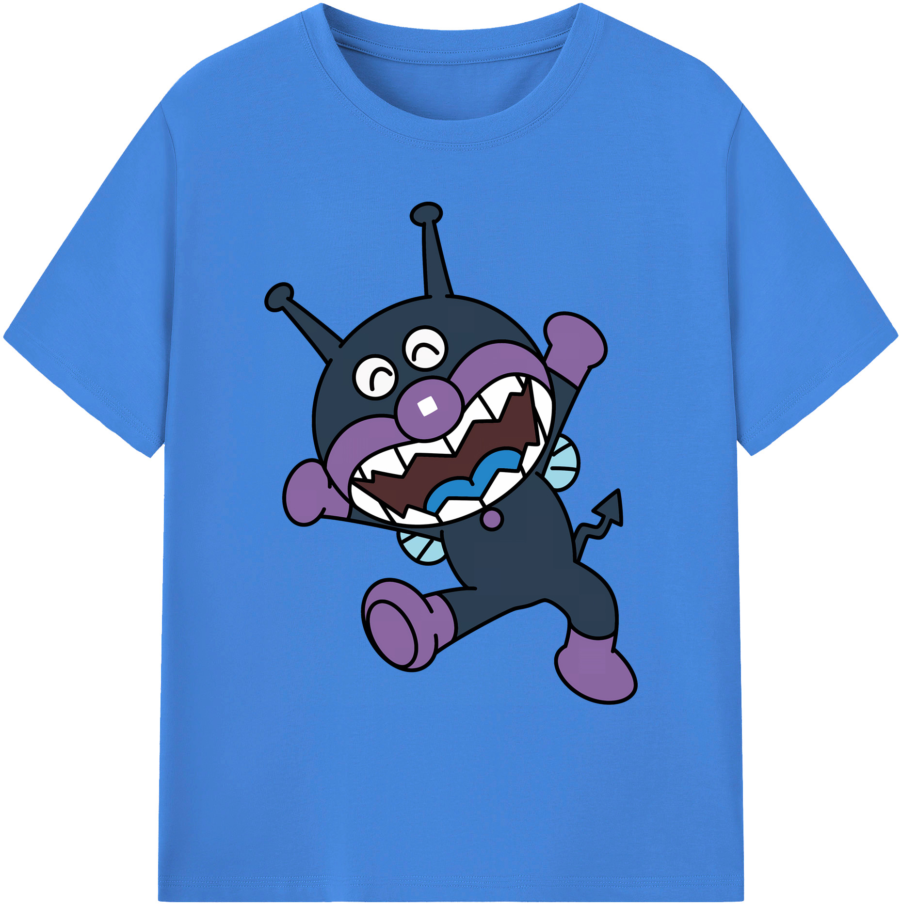 （画像用） アンパンマン Anpanman 綿100％ メンズ半袖Tシャツ｜肌触りやわらか＆通気性