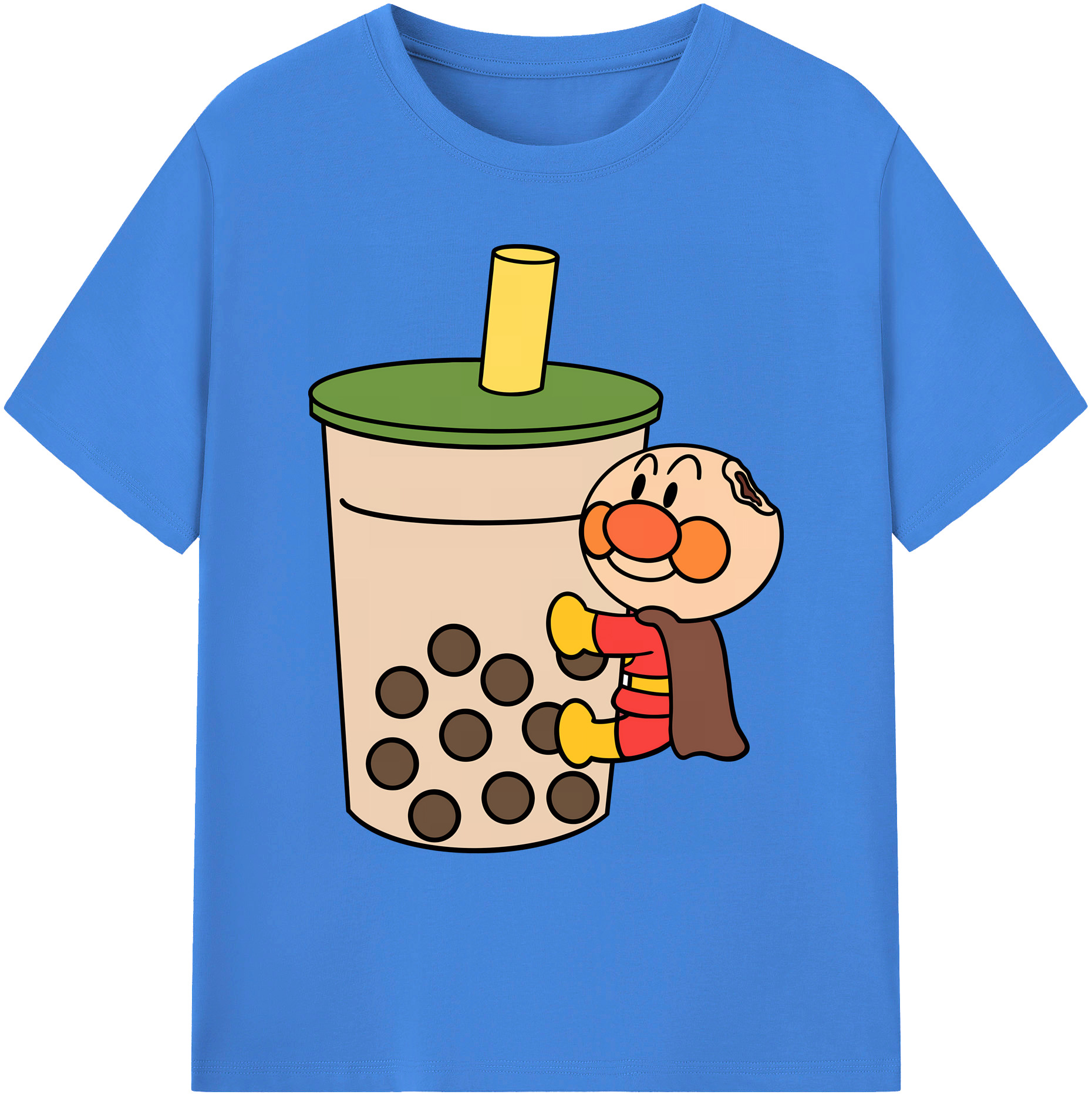 （画像用） アンパンマン Anpanman 綿100％ メンズ半袖Tシャツ｜肌触りやわらか＆通気性