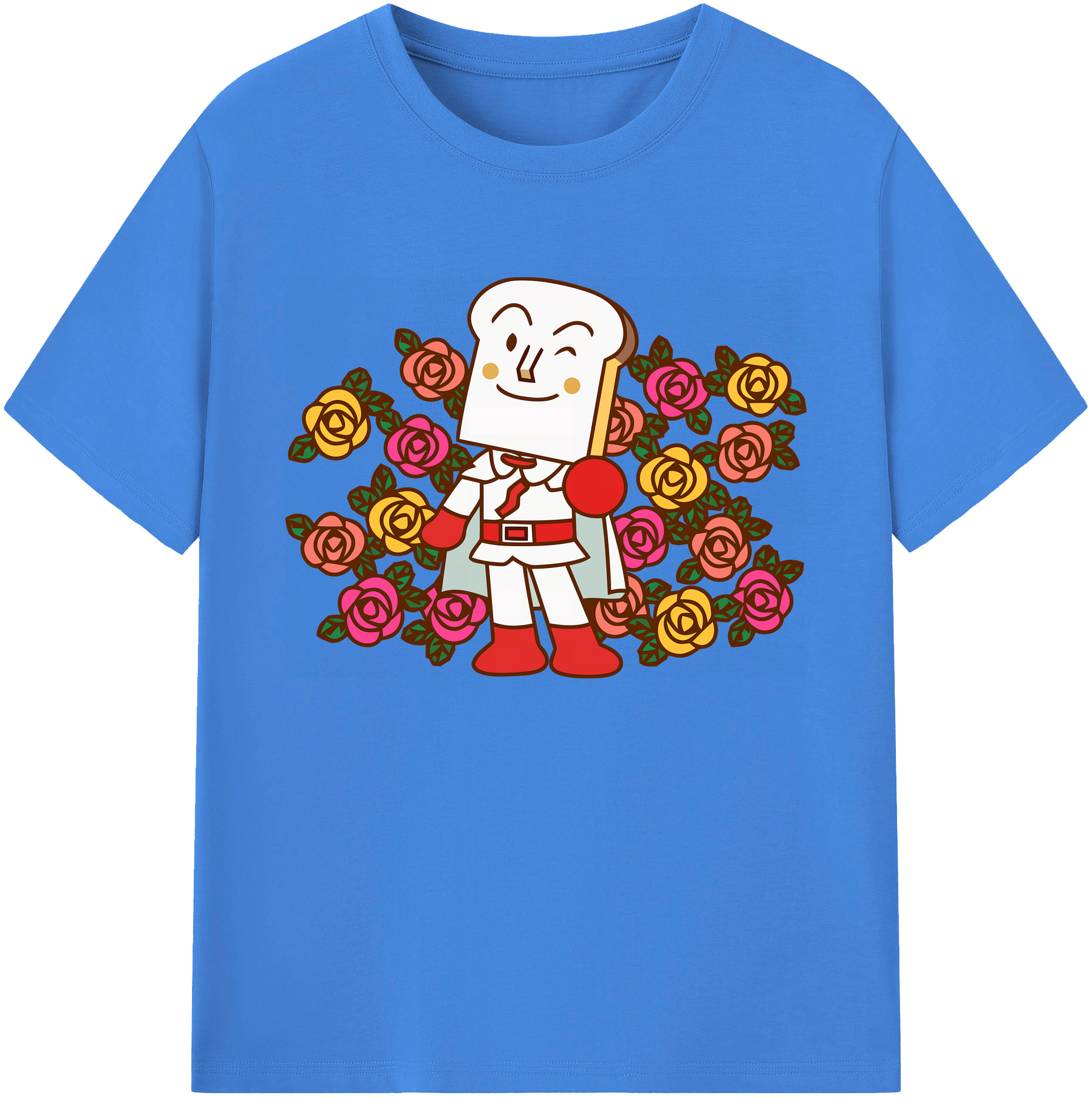 （画像用） アンパンマン Anpanman 綿100％ メンズ半袖Tシャツ｜肌触りやわらか＆通気性