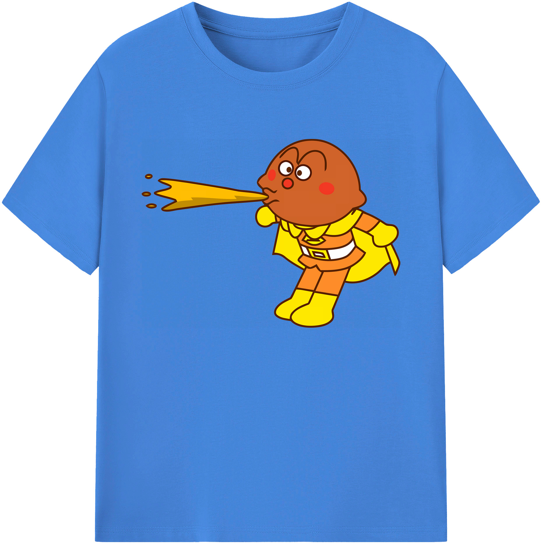 （画像用） アンパンマン Anpanman 綿100％ メンズ半袖Tシャツ｜肌触りやわらか＆通気性