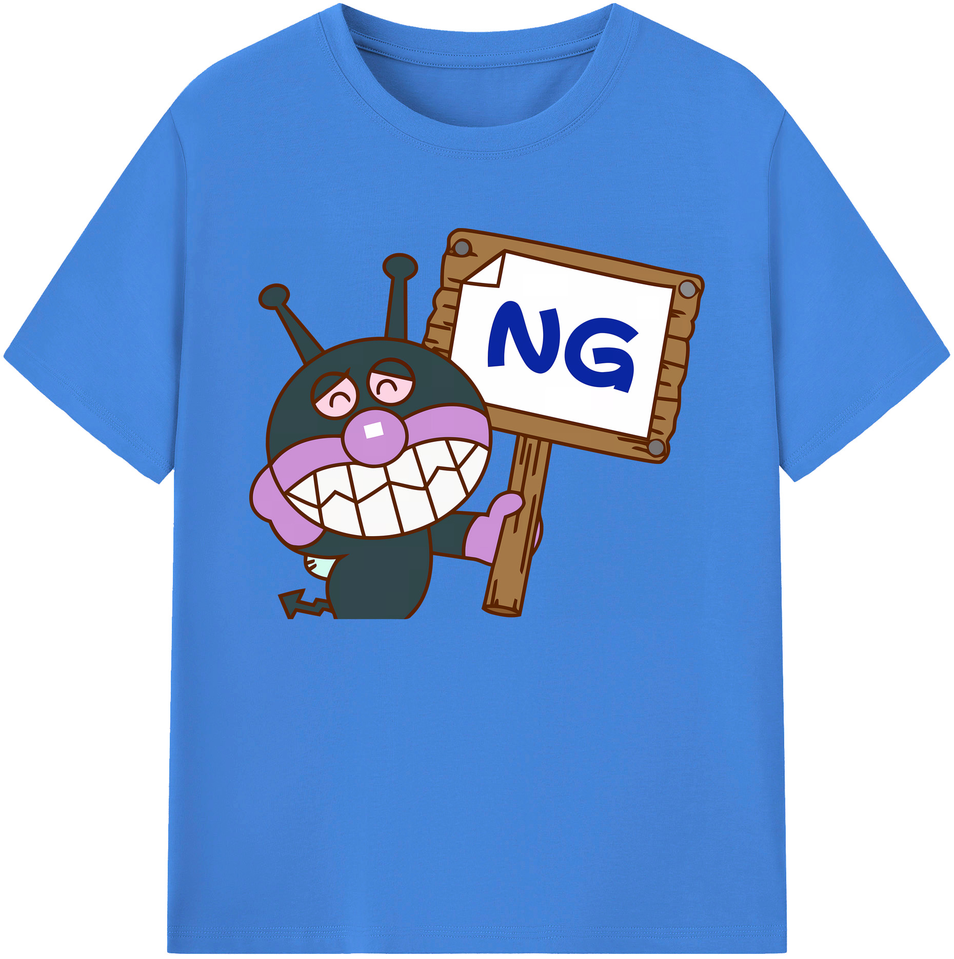 （画像用） アンパンマン Anpanman 綿100％ メンズ半袖Tシャツ｜肌触りやわらか＆通気性