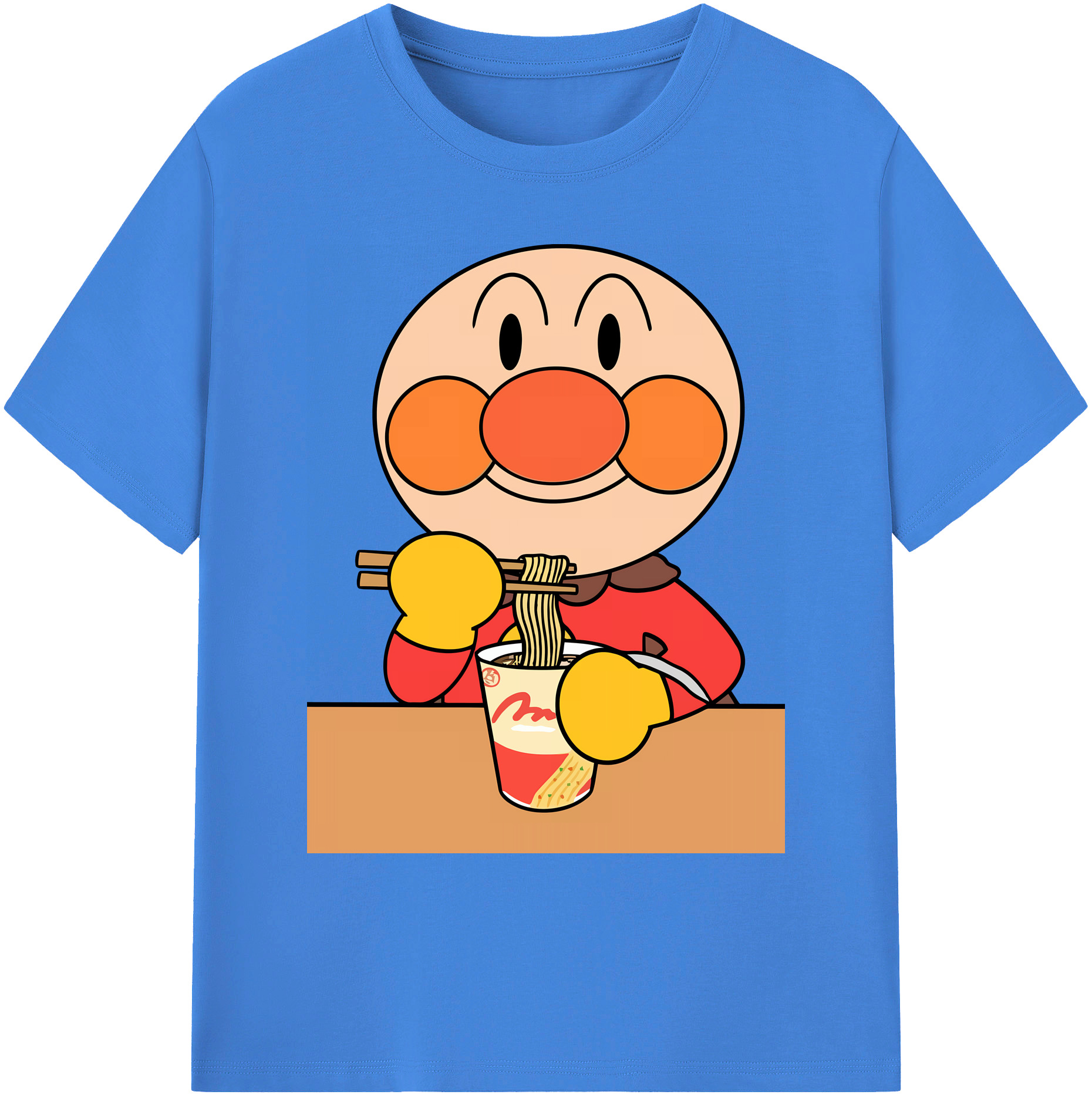 （画像用） アンパンマン Anpanman 綿100％ メンズ半袖Tシャツ｜肌触りやわらか＆通気性