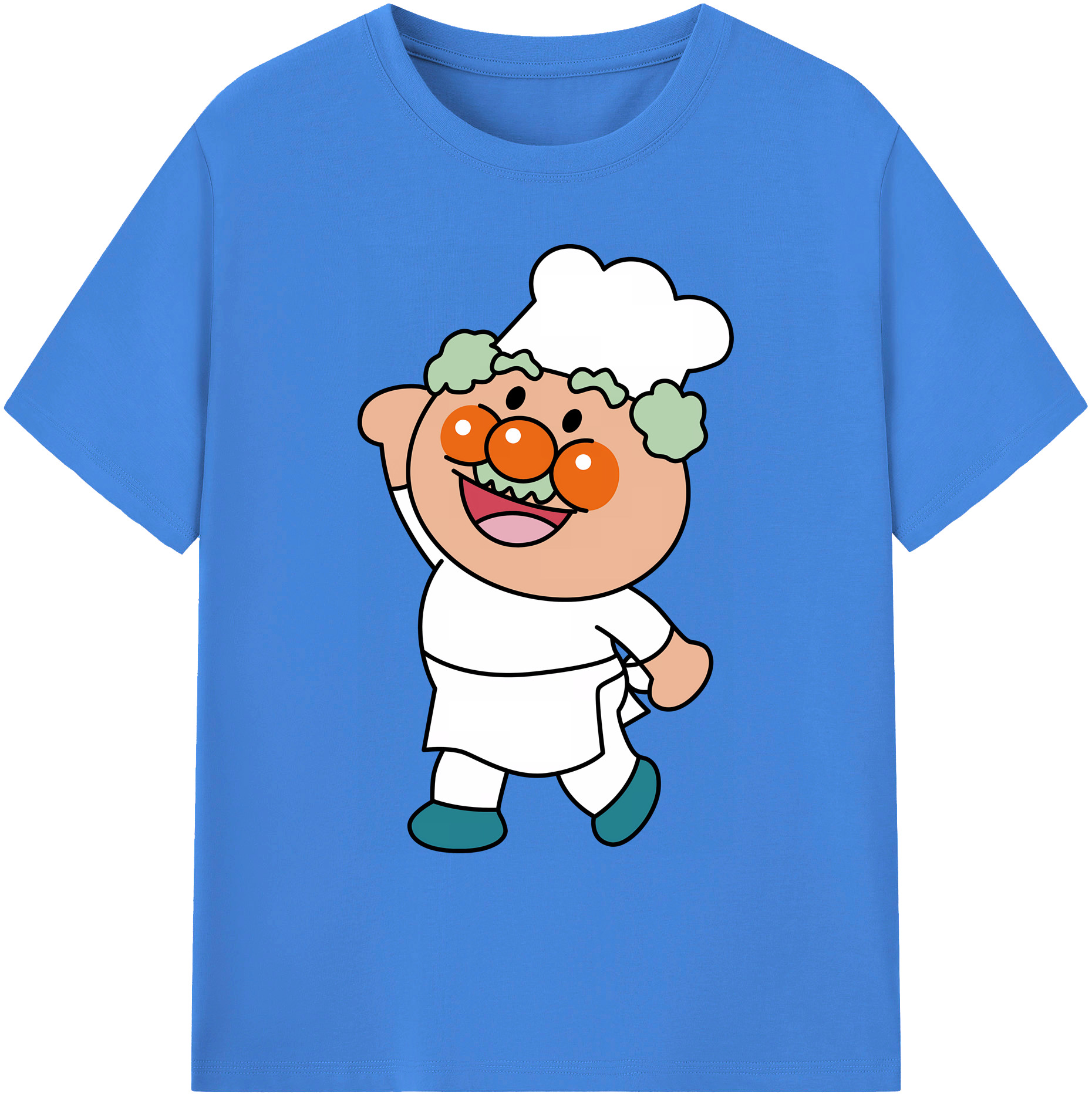 （画像用） アンパンマン Anpanman 綿100％ メンズ半袖Tシャツ｜肌触りやわらか＆通気性