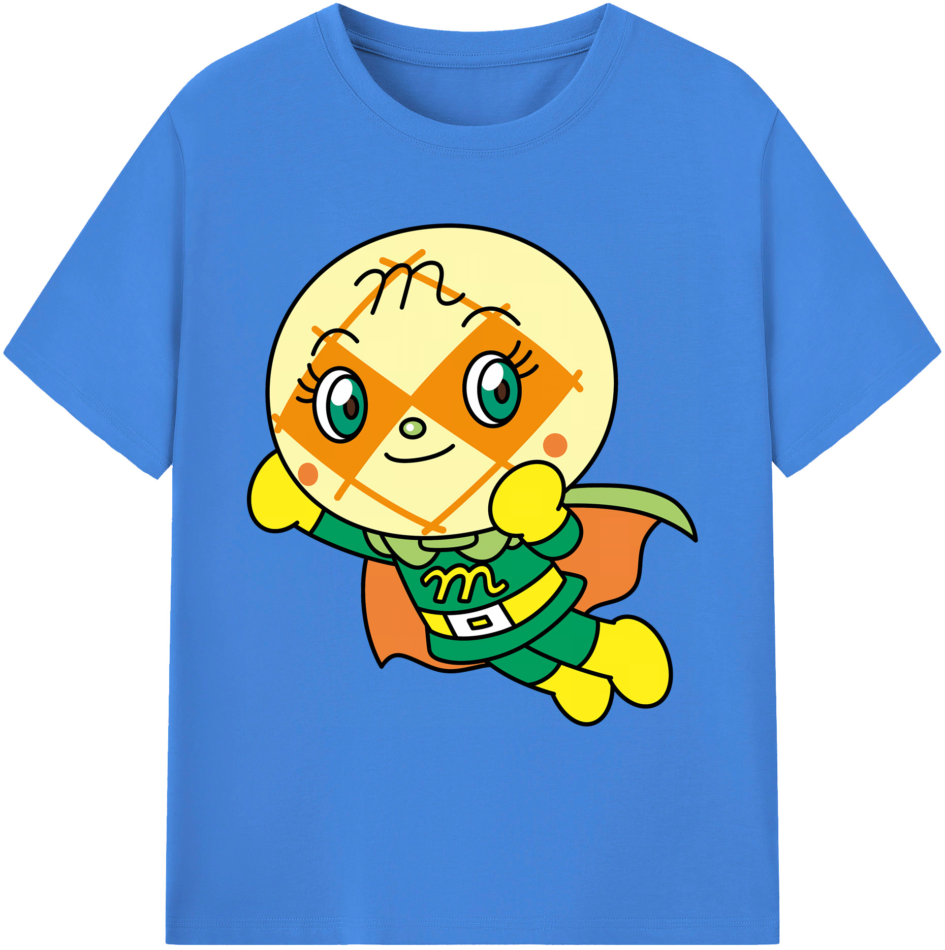 （画像用） アンパンマン Anpanman 綿100％ メンズ半袖Tシャツ｜肌触りやわらか＆通気性