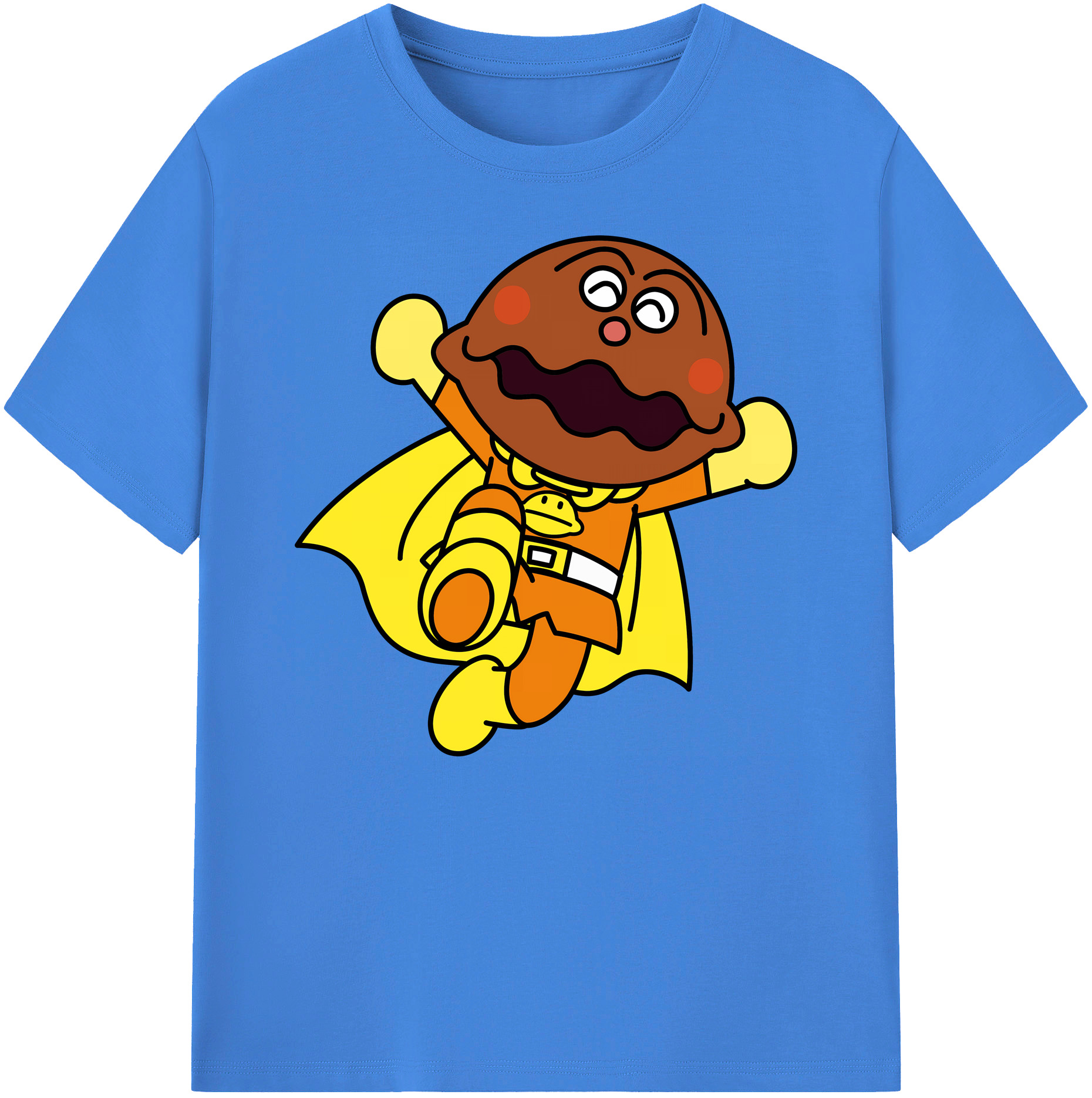 （画像用） アンパンマン Anpanman 綿100％ メンズ半袖Tシャツ｜肌触りやわらか＆通気性