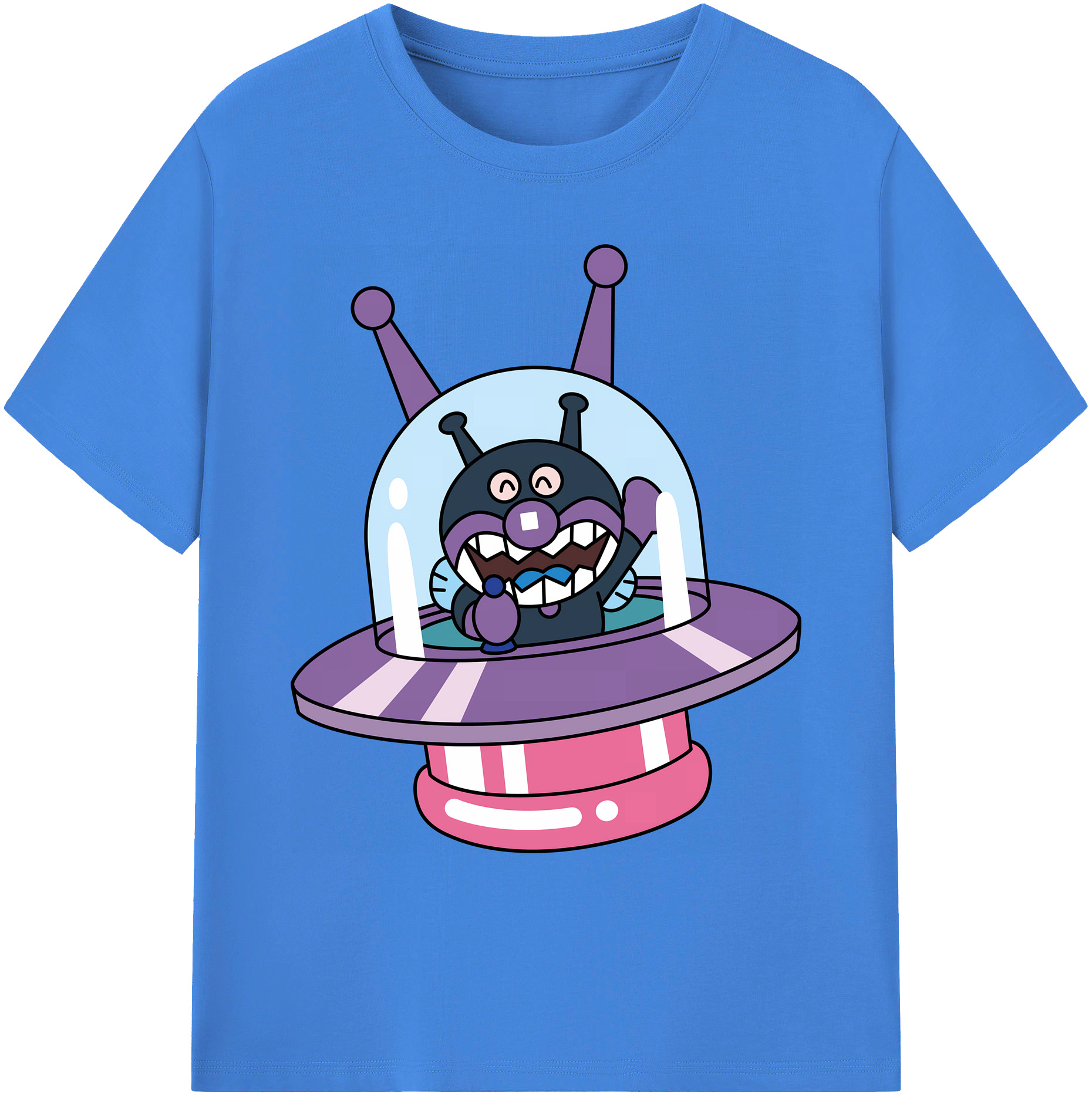 （画像用） アンパンマン Anpanman 綿100％ メンズ半袖Tシャツ｜肌触りやわらか＆通気性