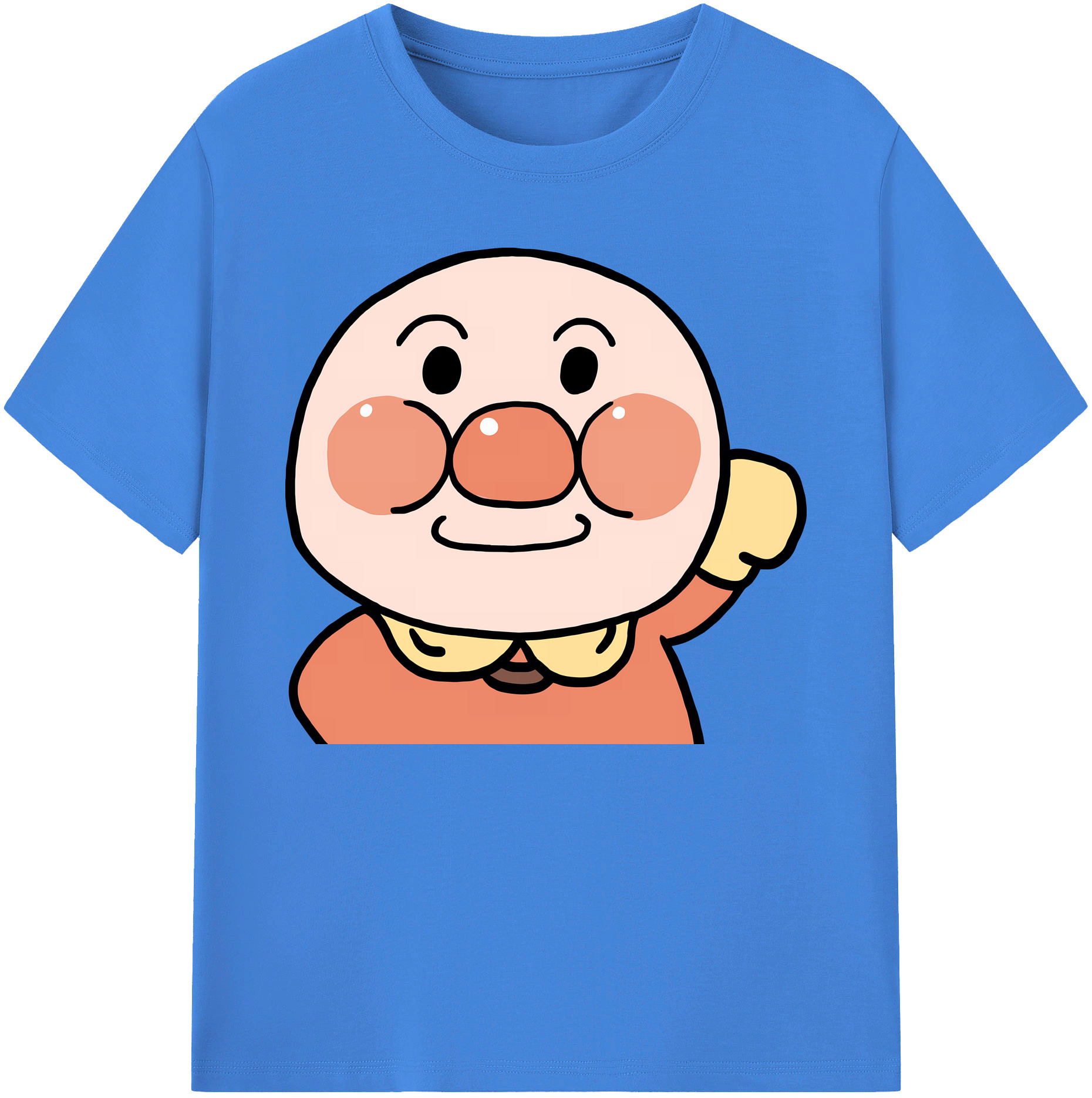（画像用） アンパンマン Anpanman 綿100％ メンズ半袖Tシャツ｜肌触りやわらか＆通気性