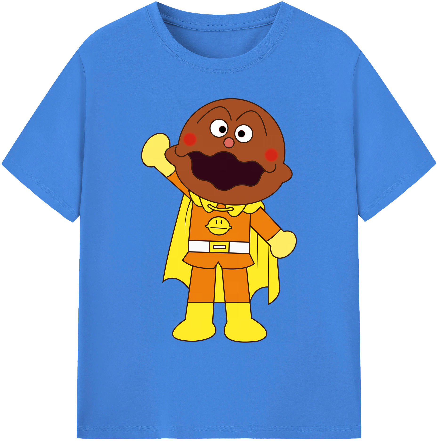 （画像用） アンパンマン Anpanman 綿100％ メンズ半袖Tシャツ｜肌触りやわらか＆通気性