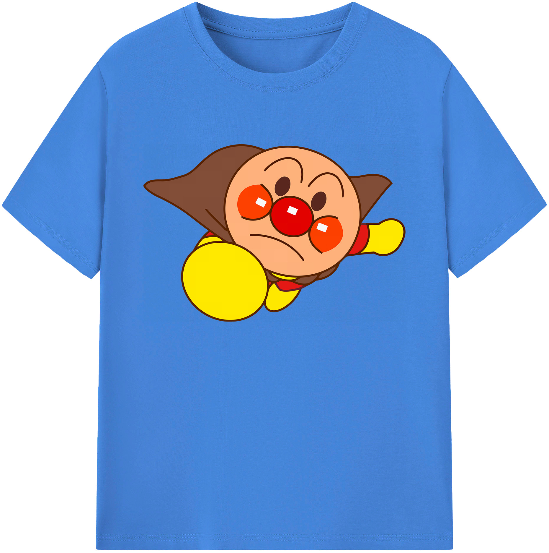 （画像用） アンパンマン Anpanman 綿100％ メンズ半袖Tシャツ｜肌触りやわらか＆通気性