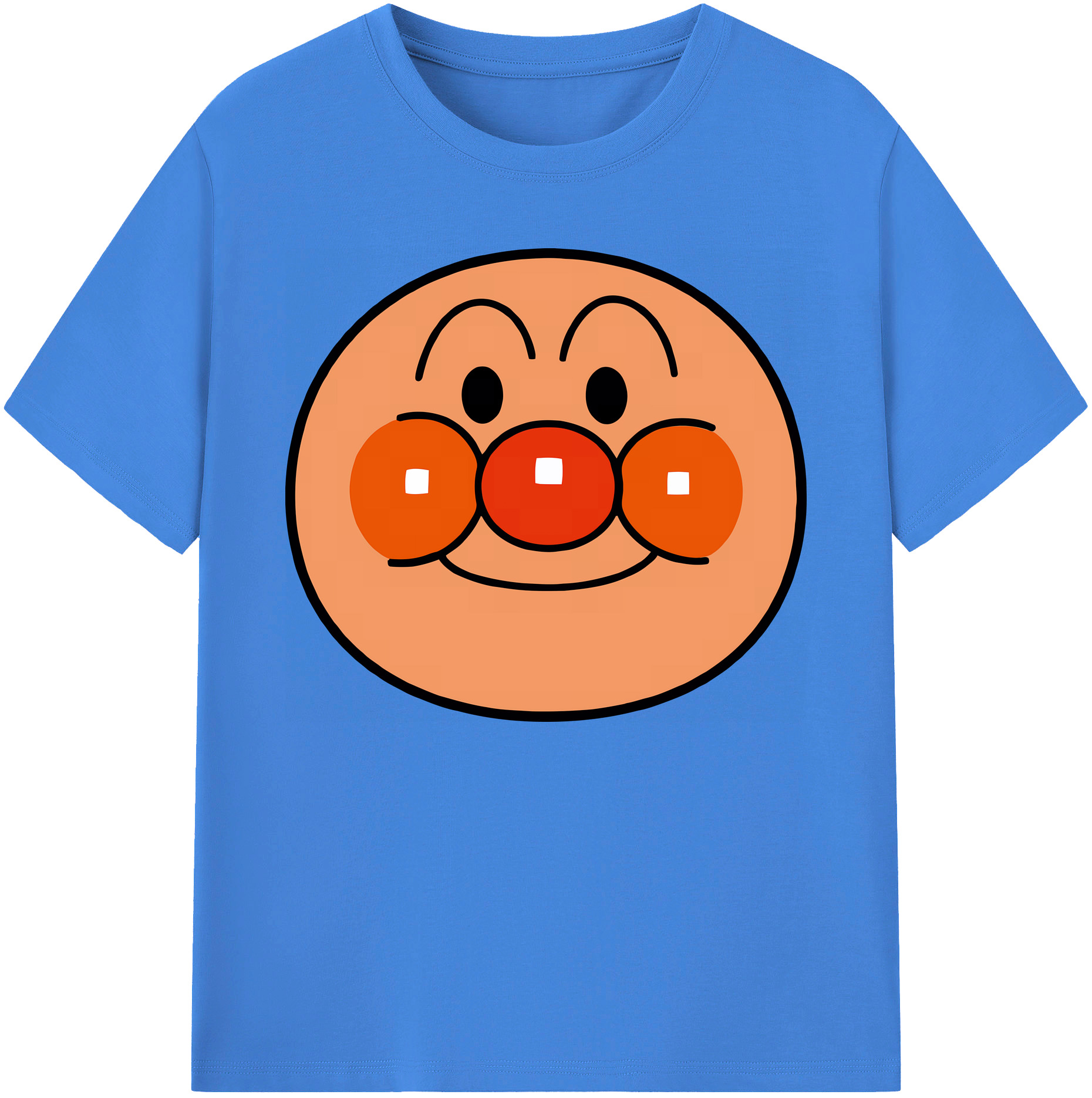 （画像用） アンパンマン Anpanman 綿100％ メンズ半袖Tシャツ｜肌触りやわらか＆通気性
