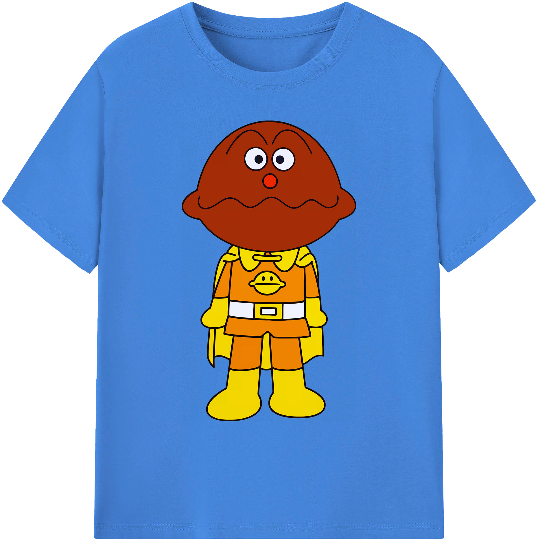 （画像用） アンパンマン Anpanman 綿100％ メンズ半袖Tシャツ｜肌触りやわらか＆通気性