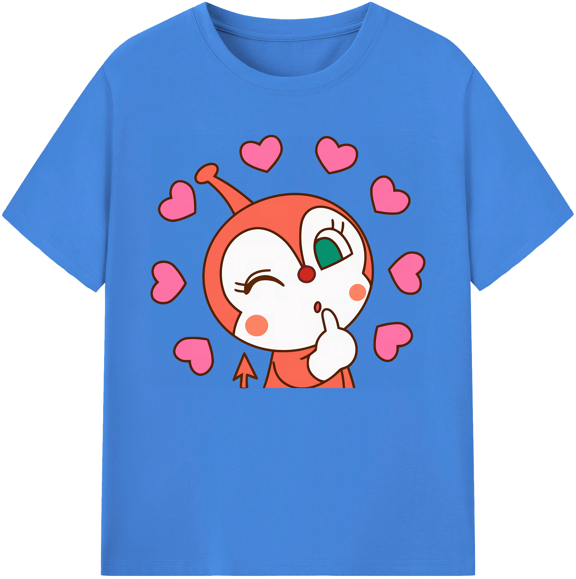 （画像用） アンパンマン Anpanman 綿100％ メンズ半袖Tシャツ｜肌触りやわらか＆通気性