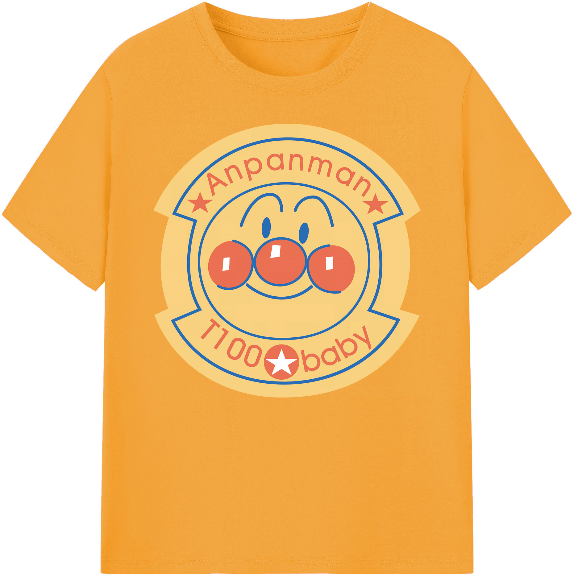 （画像用） アンパンマン Anpanman 綿100％ メンズ半袖Tシャツ｜肌触りやわらか＆通気性