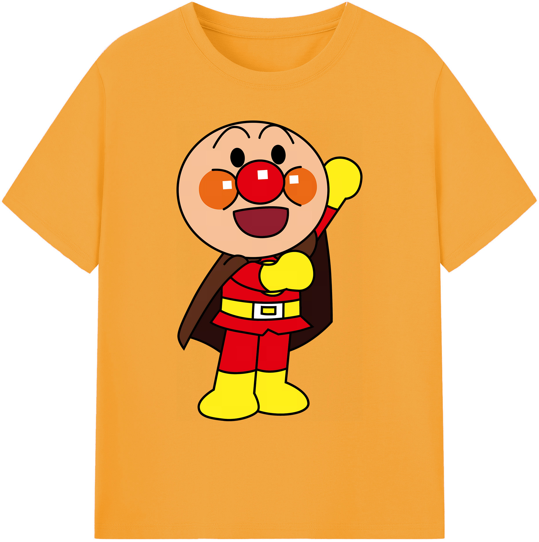 （画像用） アンパンマン Anpanman 綿100％ メンズ半袖Tシャツ｜肌触りやわらか＆通気性