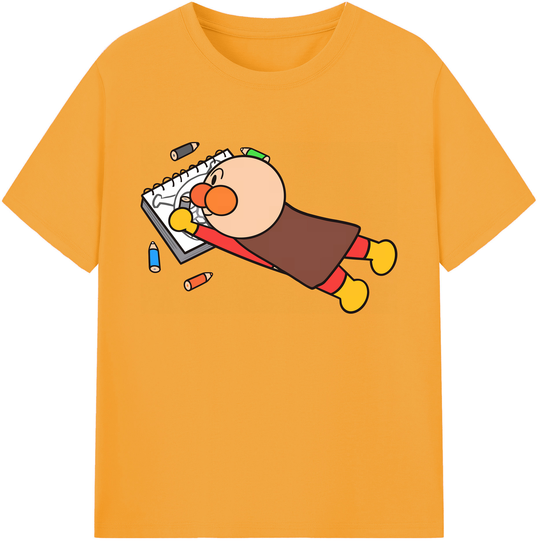 （画像用） アンパンマン Anpanman 綿100％ メンズ半袖Tシャツ｜肌触りやわらか＆通気性