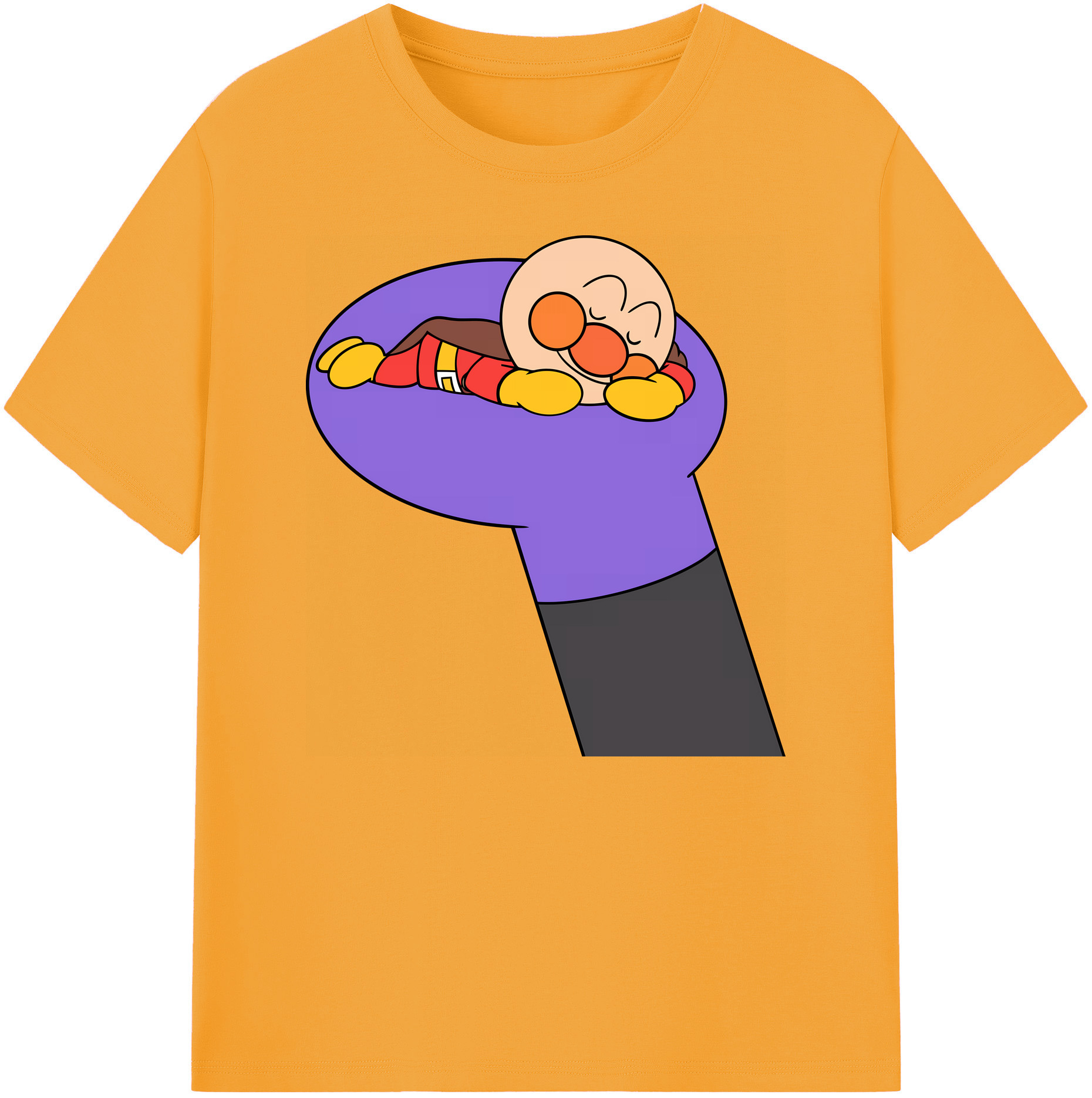 （画像用） アンパンマン Anpanman 綿100％ メンズ半袖Tシャツ｜肌触りやわらか＆通気性