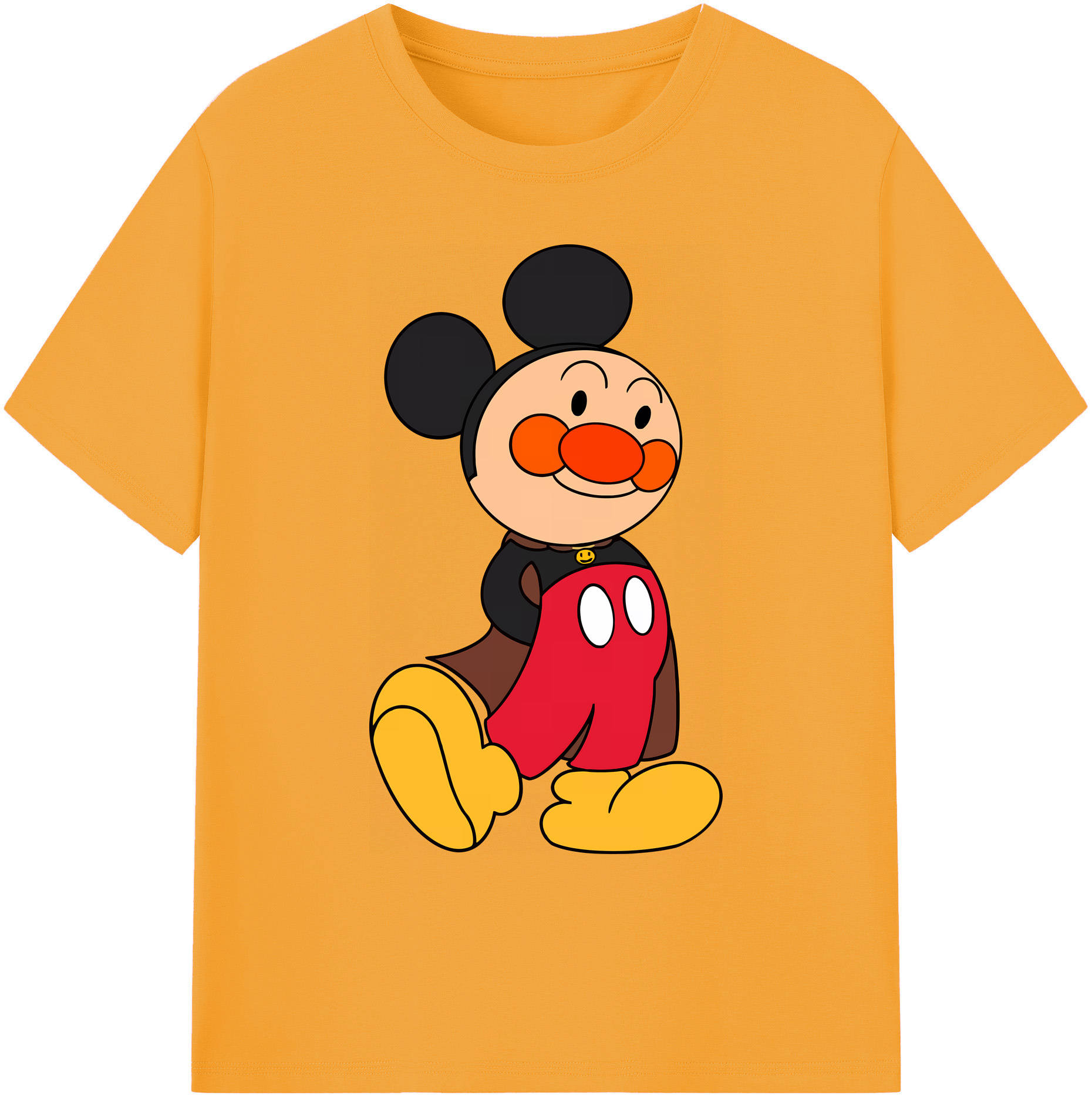 （画像用） アンパンマン Anpanman 綿100％ メンズ半袖Tシャツ｜肌触りやわらか＆通気性