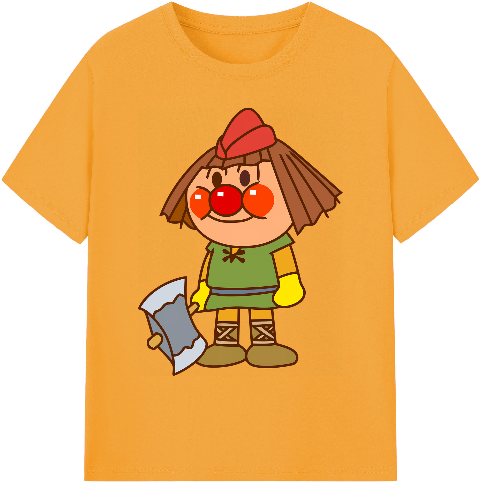 （画像用） アンパンマン Anpanman 綿100％ メンズ半袖Tシャツ｜肌触りやわらか＆通気性