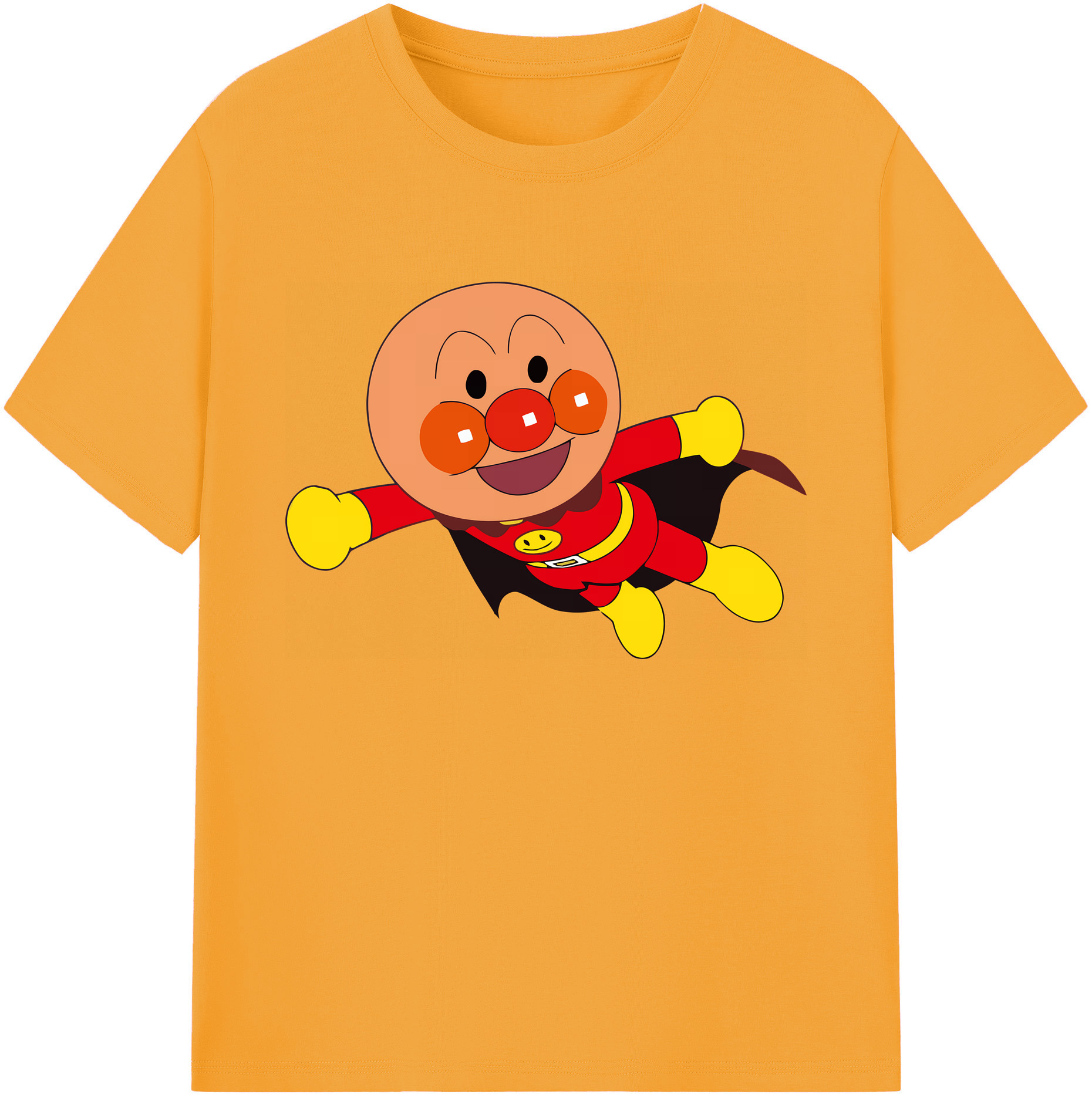 （画像用） アンパンマン Anpanman 綿100％ メンズ半袖Tシャツ｜肌触りやわらか＆通気性
