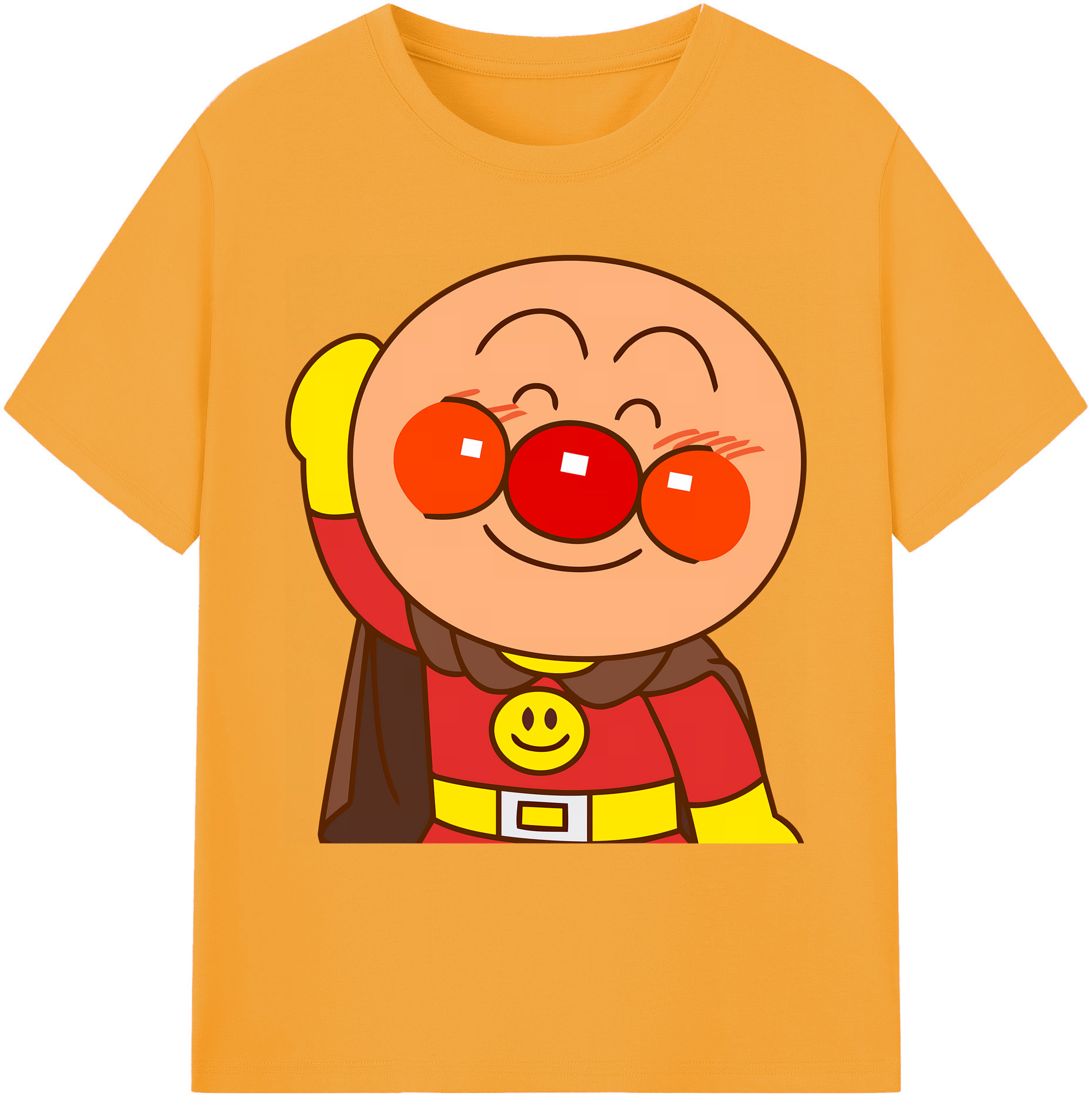 （画像用） アンパンマン Anpanman 綿100％ メンズ半袖Tシャツ｜肌触りやわらか＆通気性