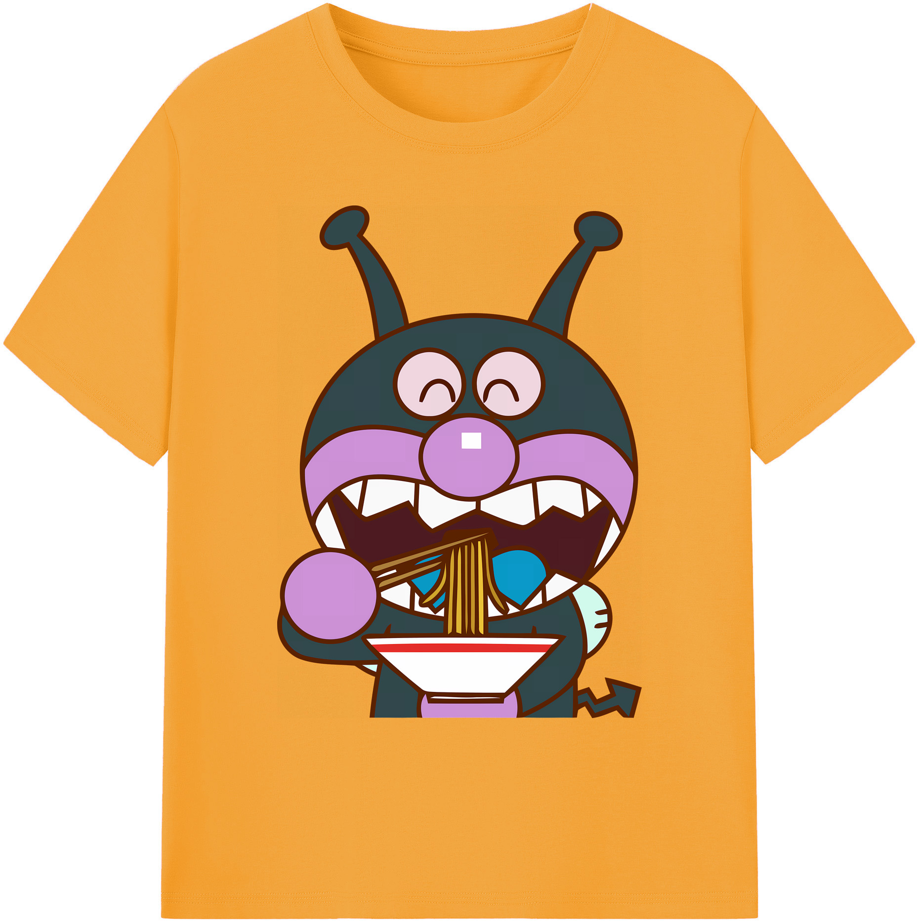 （画像用） アンパンマン Anpanman 綿100％ メンズ半袖Tシャツ｜肌触りやわらか＆通気性