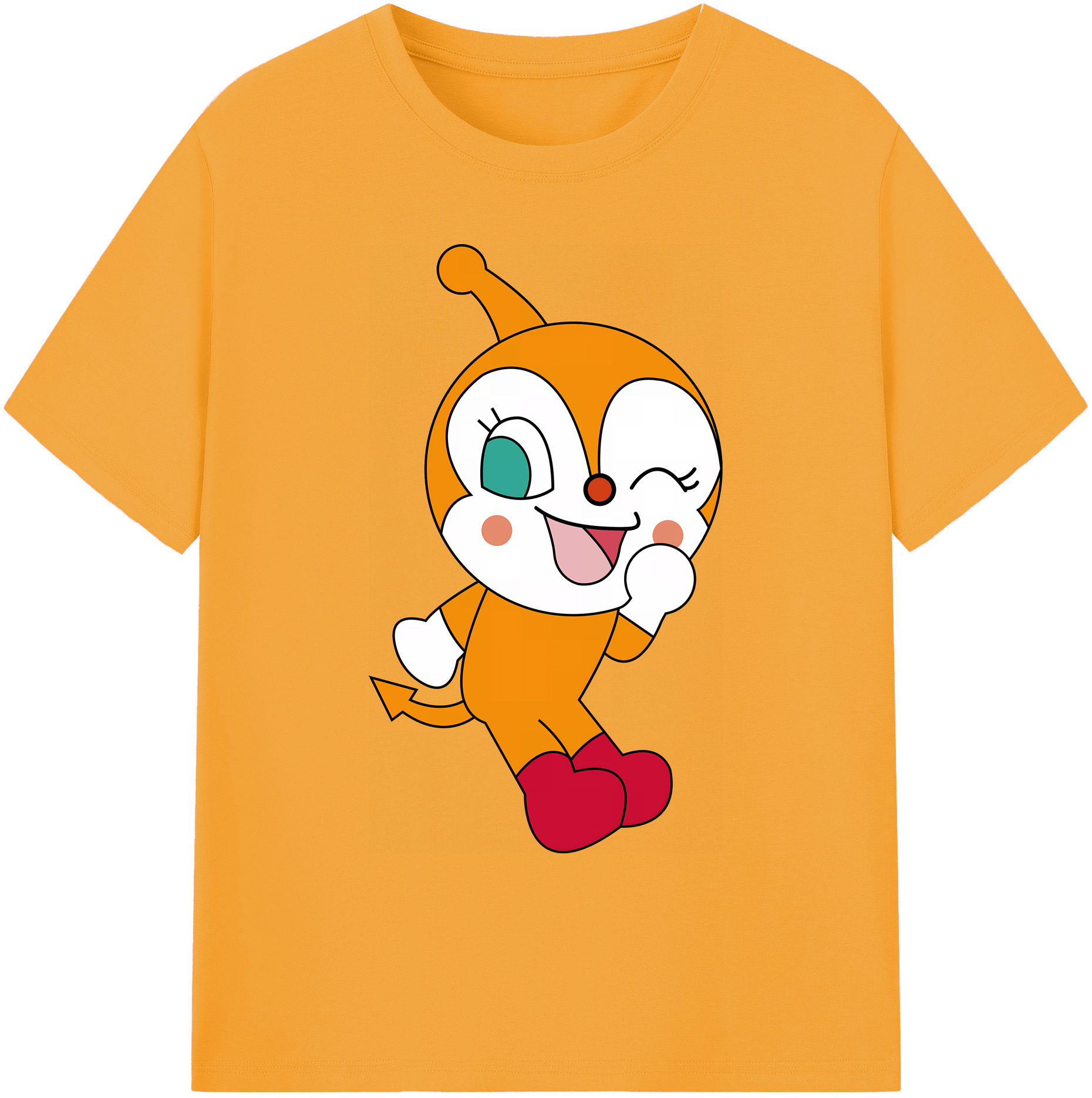 （画像用） アンパンマン Anpanman 綿100％ メンズ半袖Tシャツ｜肌触りやわらか＆通気性