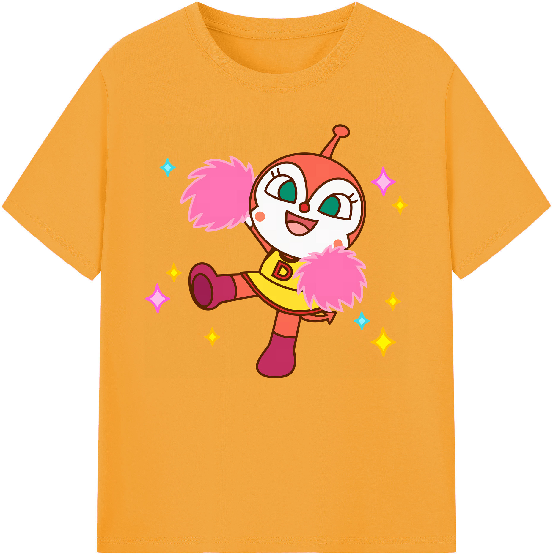 （画像用） アンパンマン Anpanman 綿100％ メンズ半袖Tシャツ｜肌触りやわらか＆通気性