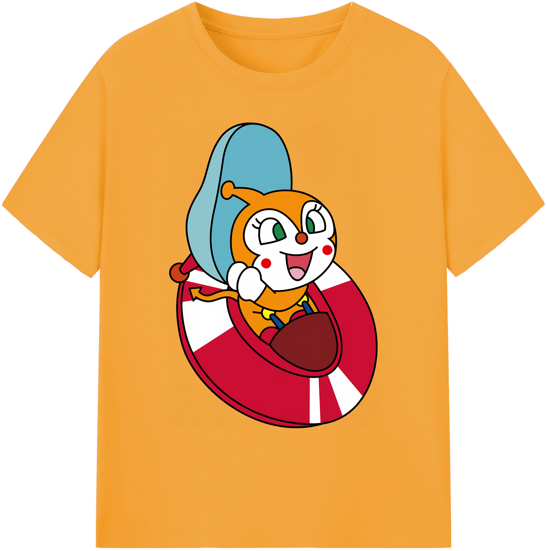 （画像用） アンパンマン Anpanman 綿100％ メンズ半袖Tシャツ｜肌触りやわらか＆通気性