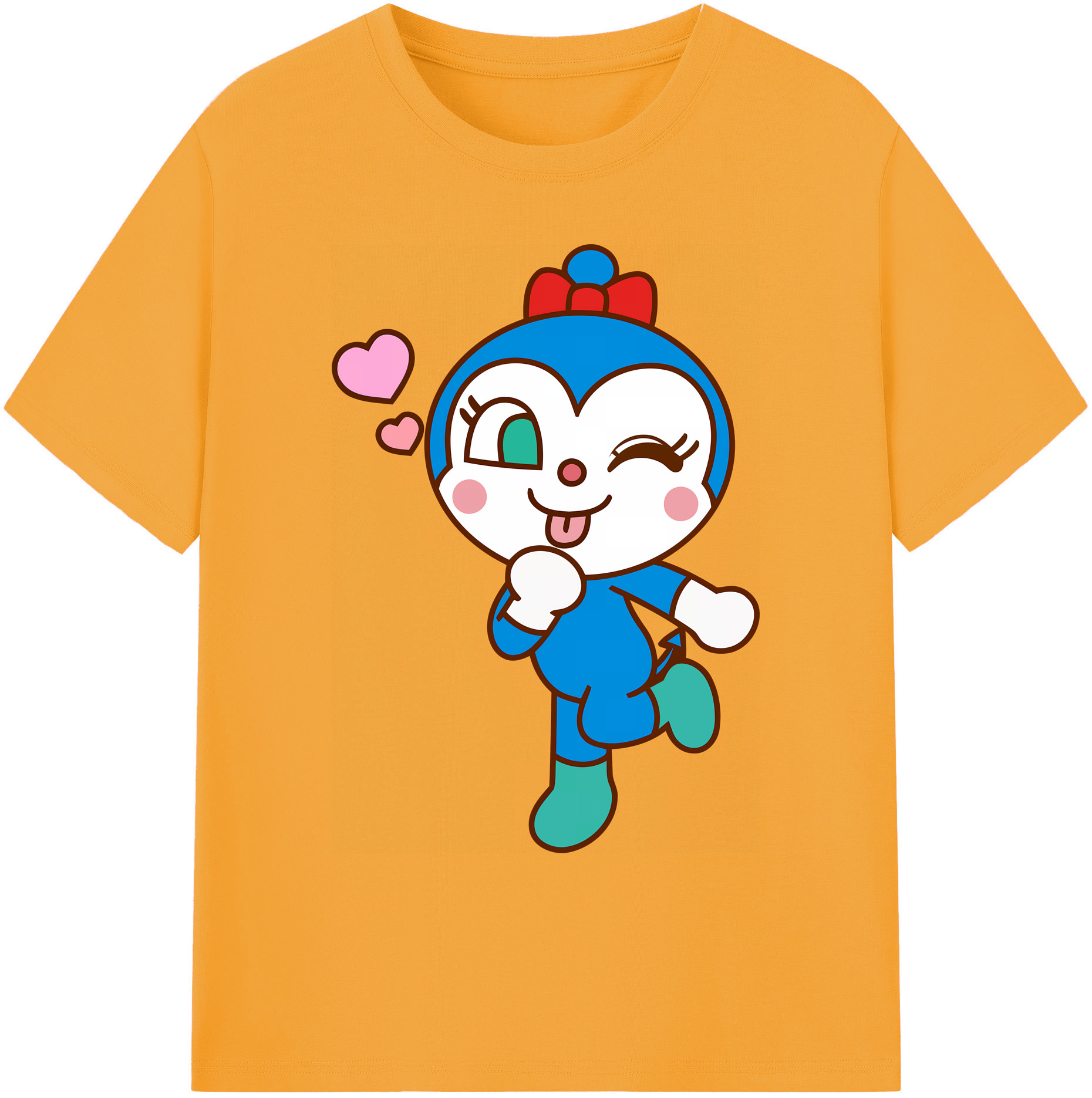 （画像用） アンパンマン Anpanman 綿100％ メンズ半袖Tシャツ｜肌触りやわらか＆通気性