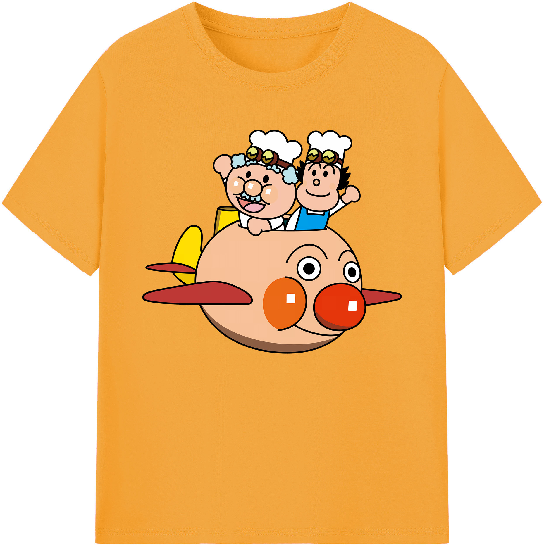 （画像用） アンパンマン Anpanman 綿100％ メンズ半袖Tシャツ｜肌触りやわらか＆通気性