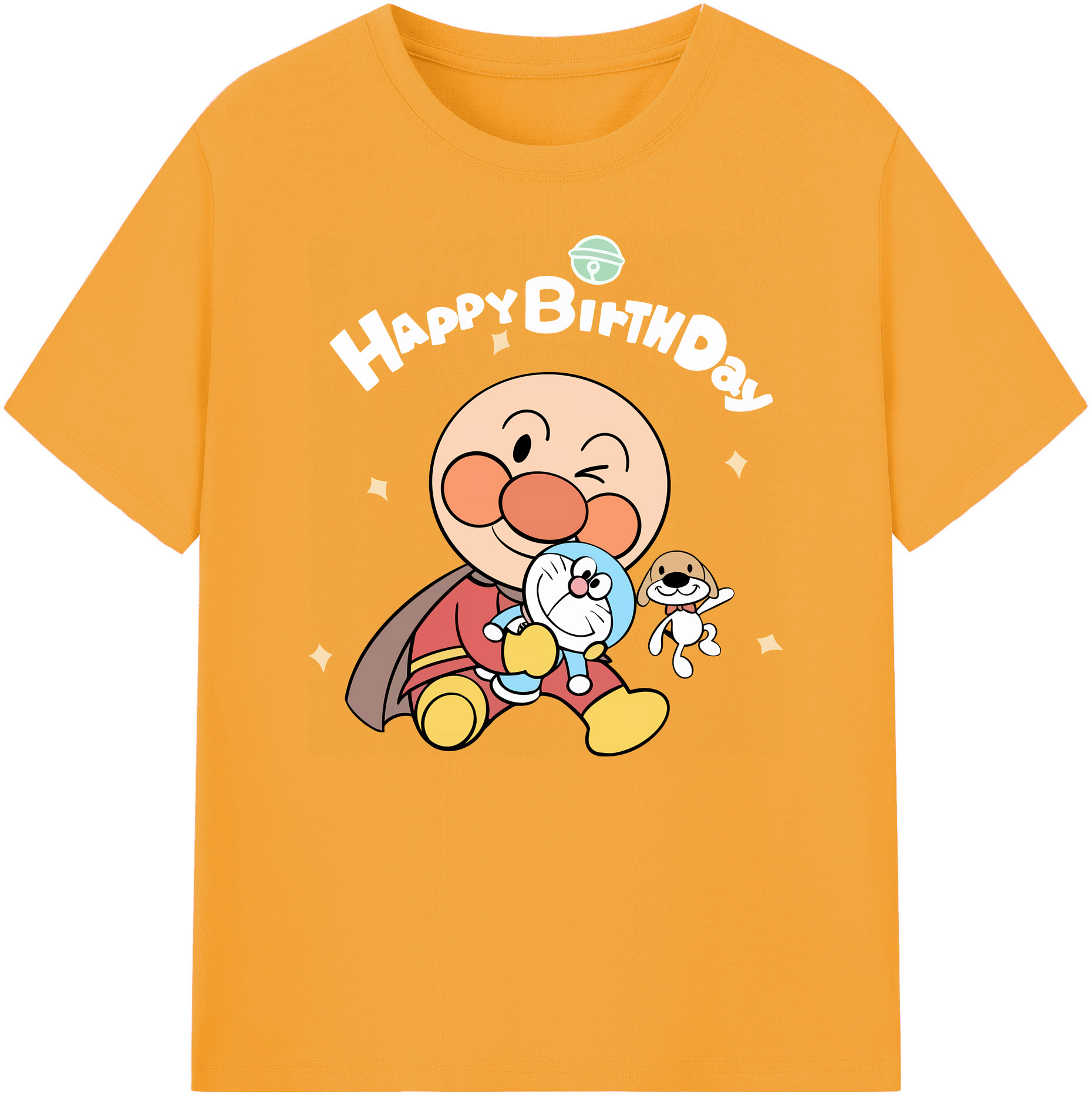 （画像用） アンパンマン Anpanman 綿100％ メンズ半袖Tシャツ｜肌触りやわらか＆通気性