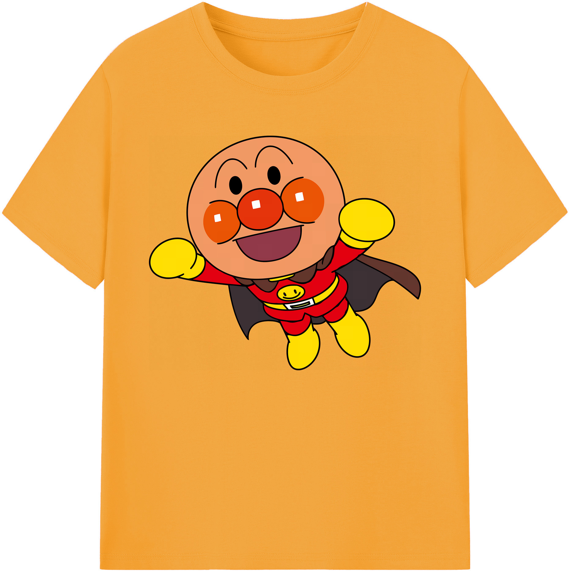 （画像用） アンパンマン Anpanman 綿100％ メンズ半袖Tシャツ｜肌触りやわらか＆通気性