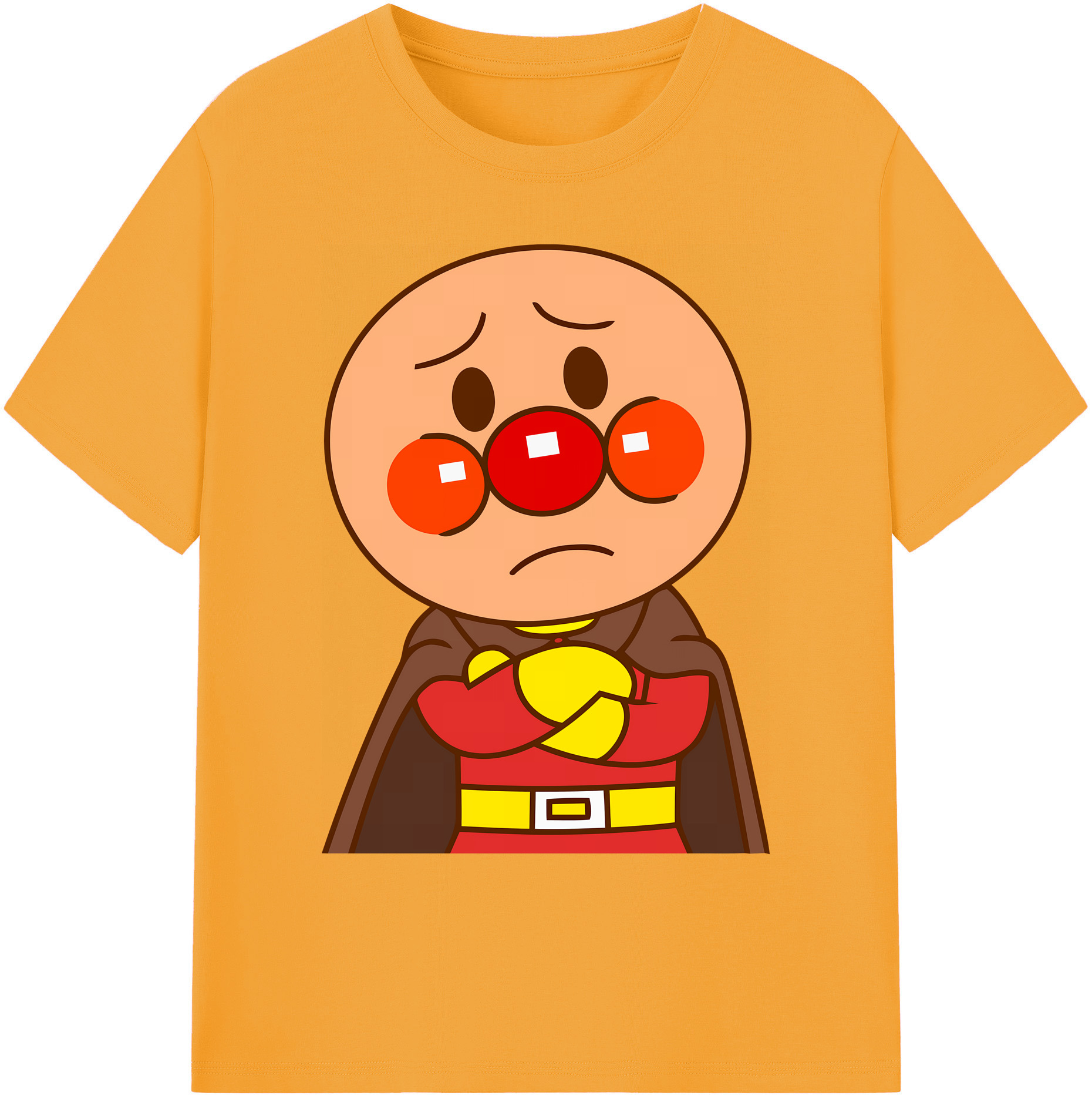 （画像用） アンパンマン Anpanman 綿100％ メンズ半袖Tシャツ｜肌触りやわらか＆通気性