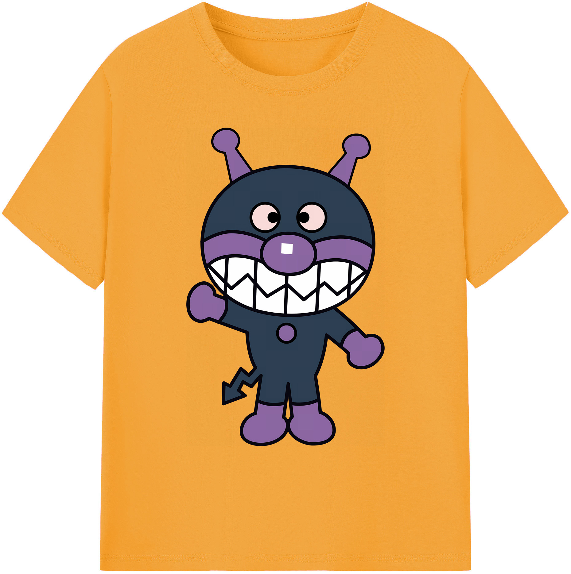 （画像用） アンパンマン Anpanman 綿100％ メンズ半袖Tシャツ｜肌触りやわらか＆通気性