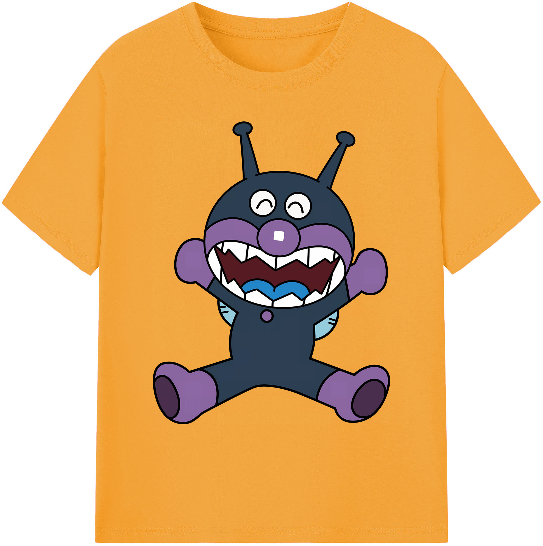 （画像用） アンパンマン Anpanman 綿100％ メンズ半袖Tシャツ｜肌触りやわらか＆通気性