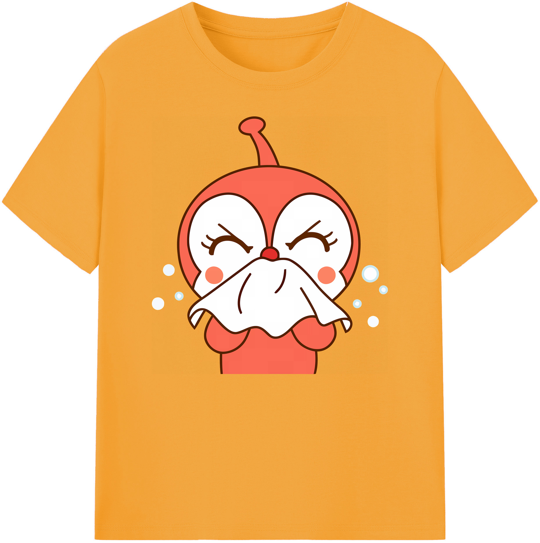 （画像用） アンパンマン Anpanman 綿100％ メンズ半袖Tシャツ｜肌触りやわらか＆通気性