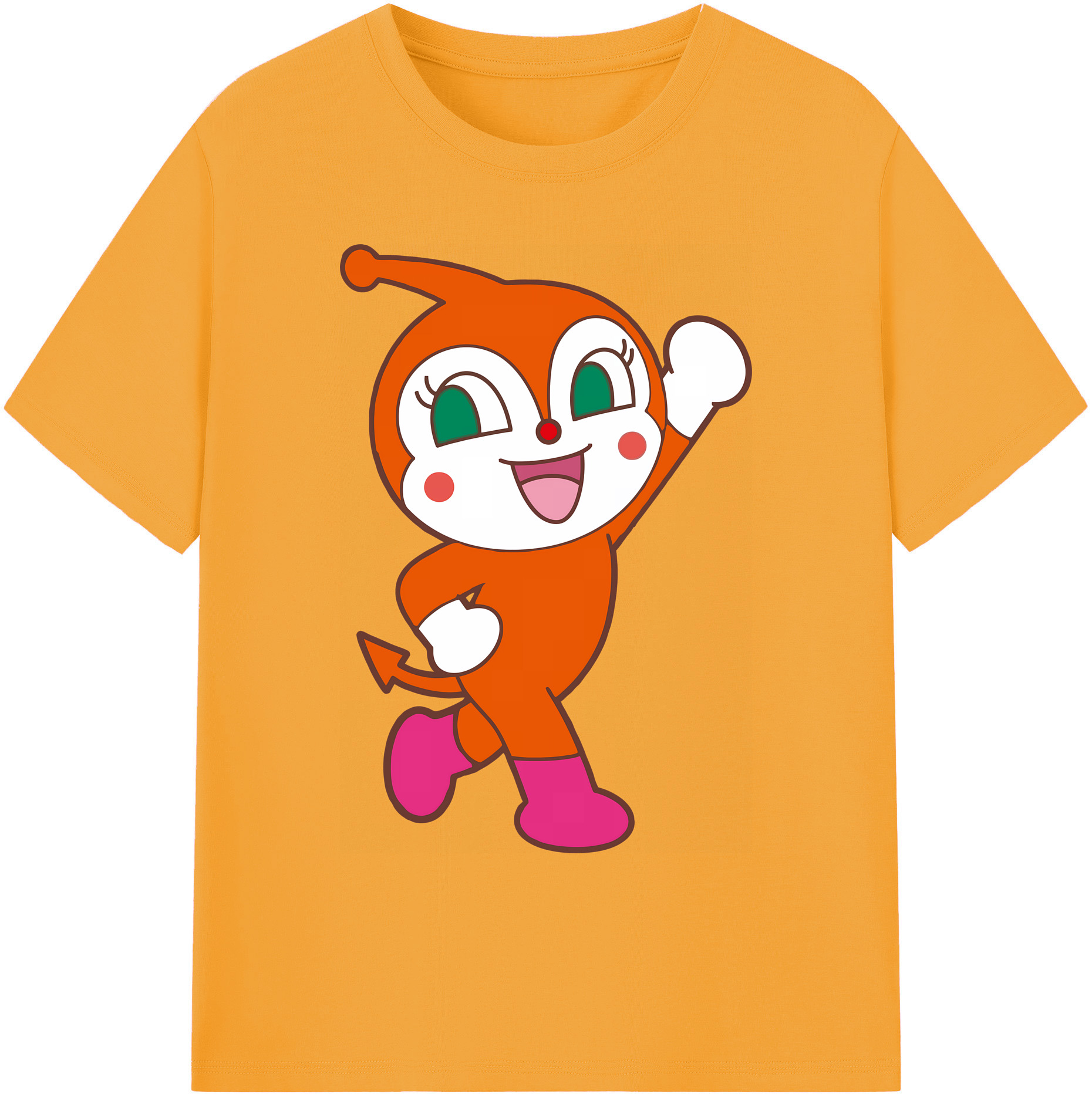 （画像用） アンパンマン Anpanman 綿100％ メンズ半袖Tシャツ｜肌触りやわらか＆通気性