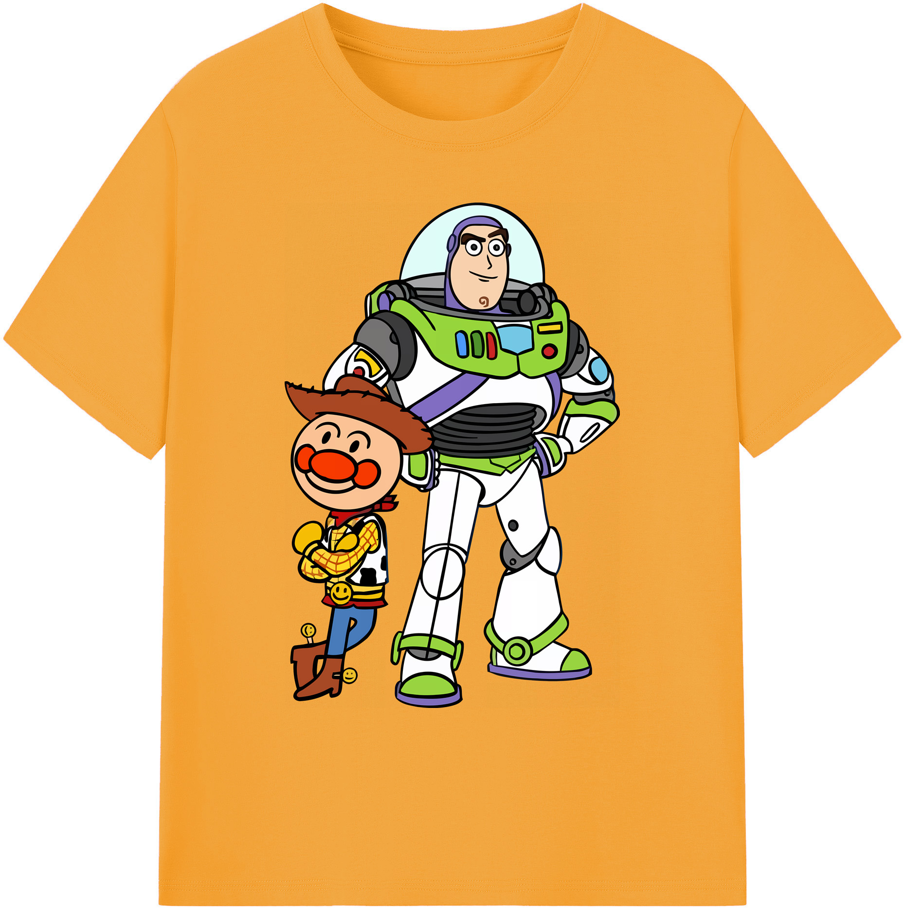 （画像用） アンパンマン Anpanman 綿100％ メンズ半袖Tシャツ｜肌触りやわらか＆通気性