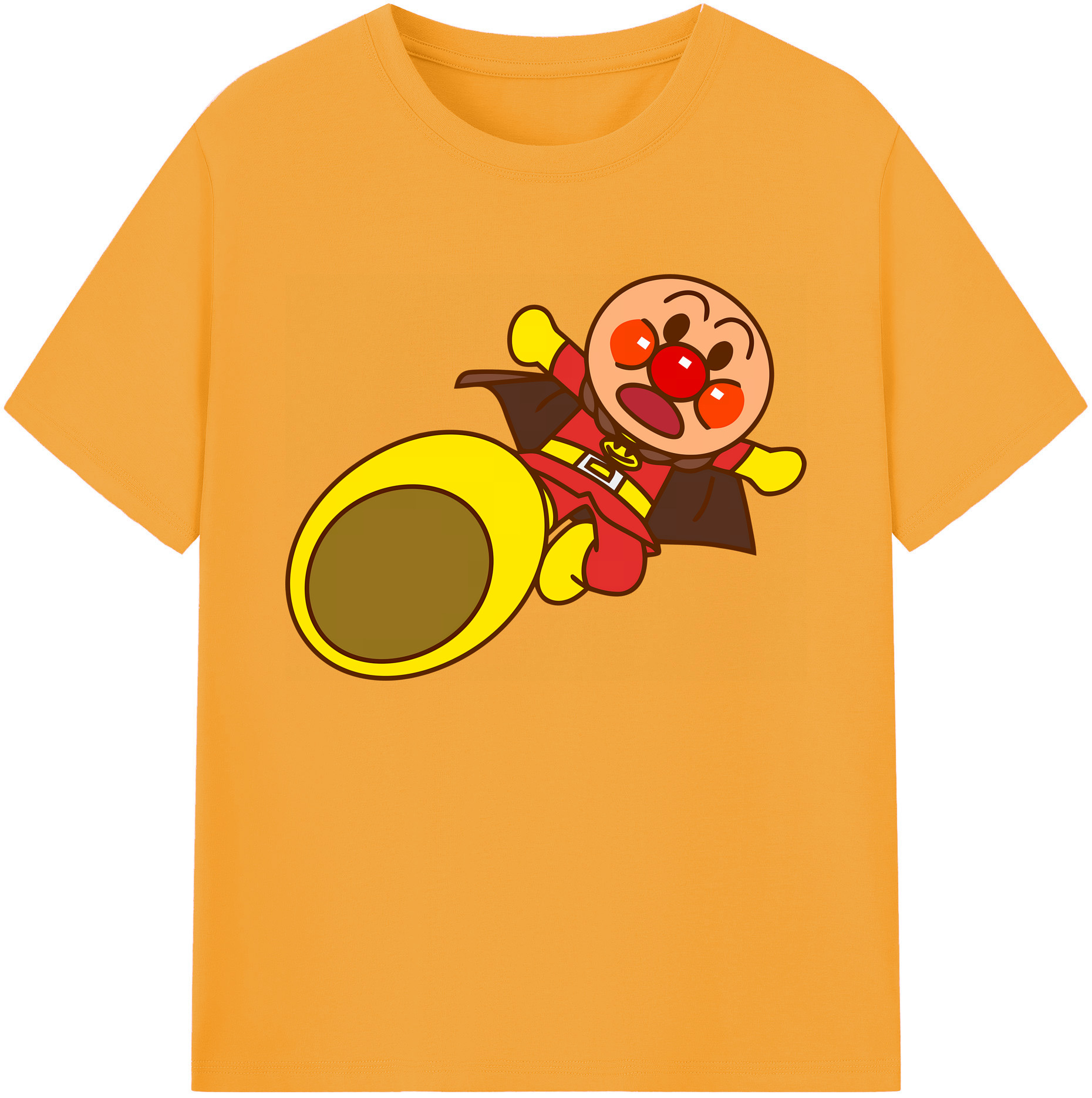 （画像用） アンパンマン Anpanman 綿100％ メンズ半袖Tシャツ｜肌触りやわらか＆通気性