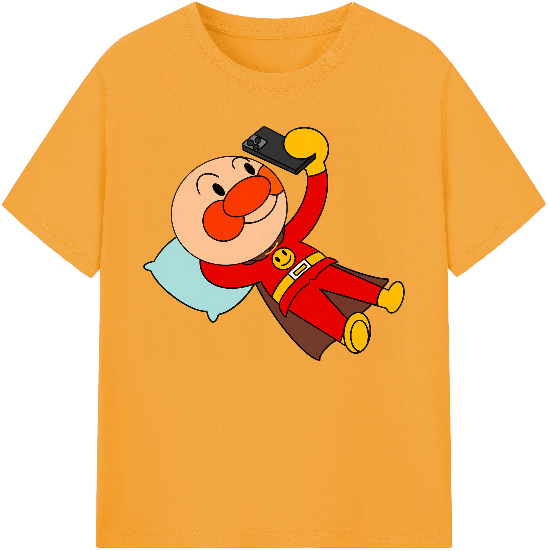 （画像用） アンパンマン Anpanman 綿100％ メンズ半袖Tシャツ｜肌触りやわらか＆通気性