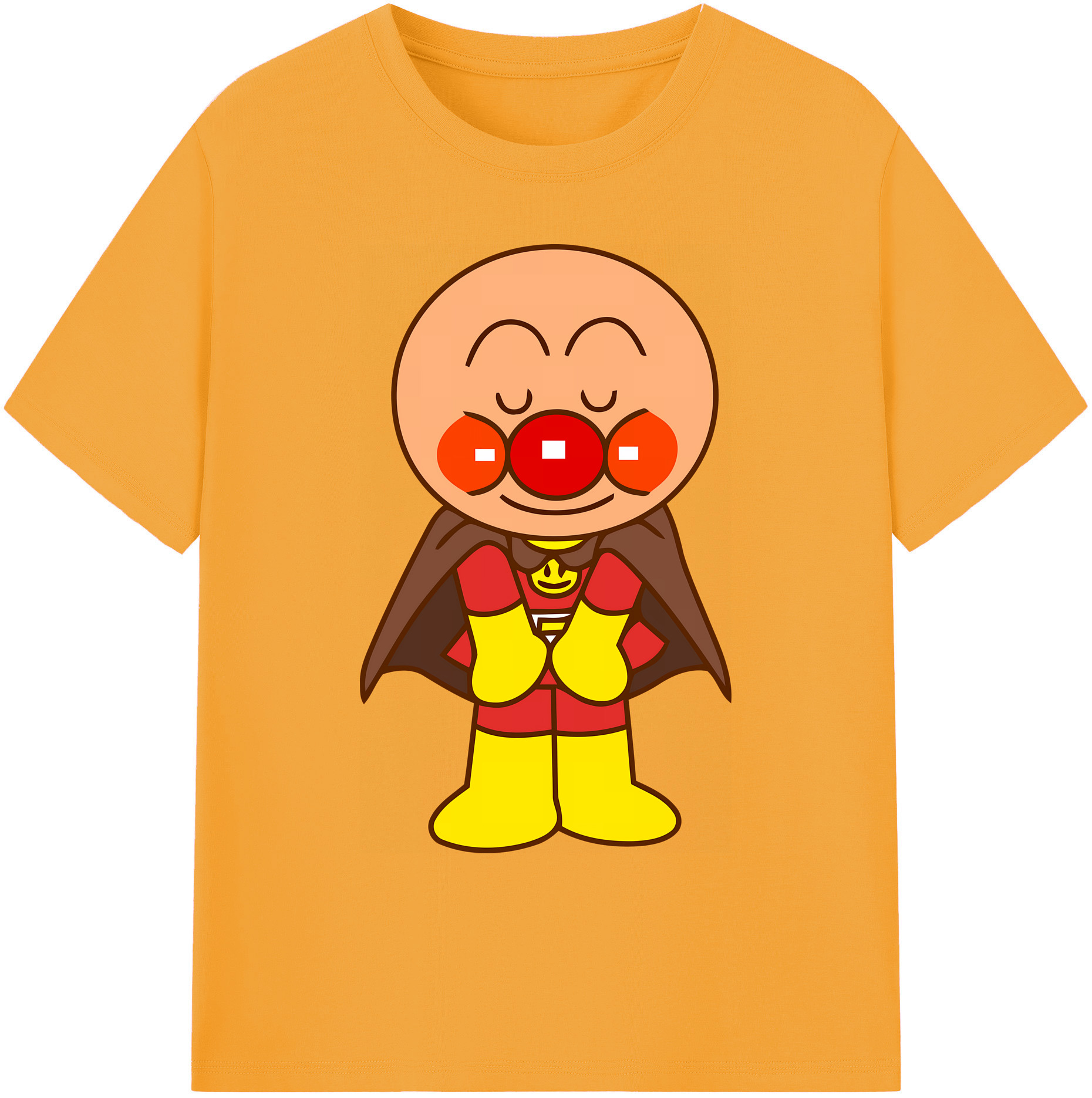 （画像用） アンパンマン Anpanman 綿100％ メンズ半袖Tシャツ｜肌触りやわらか＆通気性