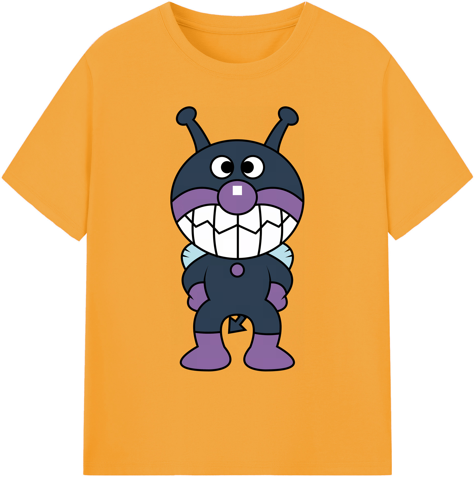 （画像用） アンパンマン Anpanman 綿100％ メンズ半袖Tシャツ｜肌触りやわらか＆通気性