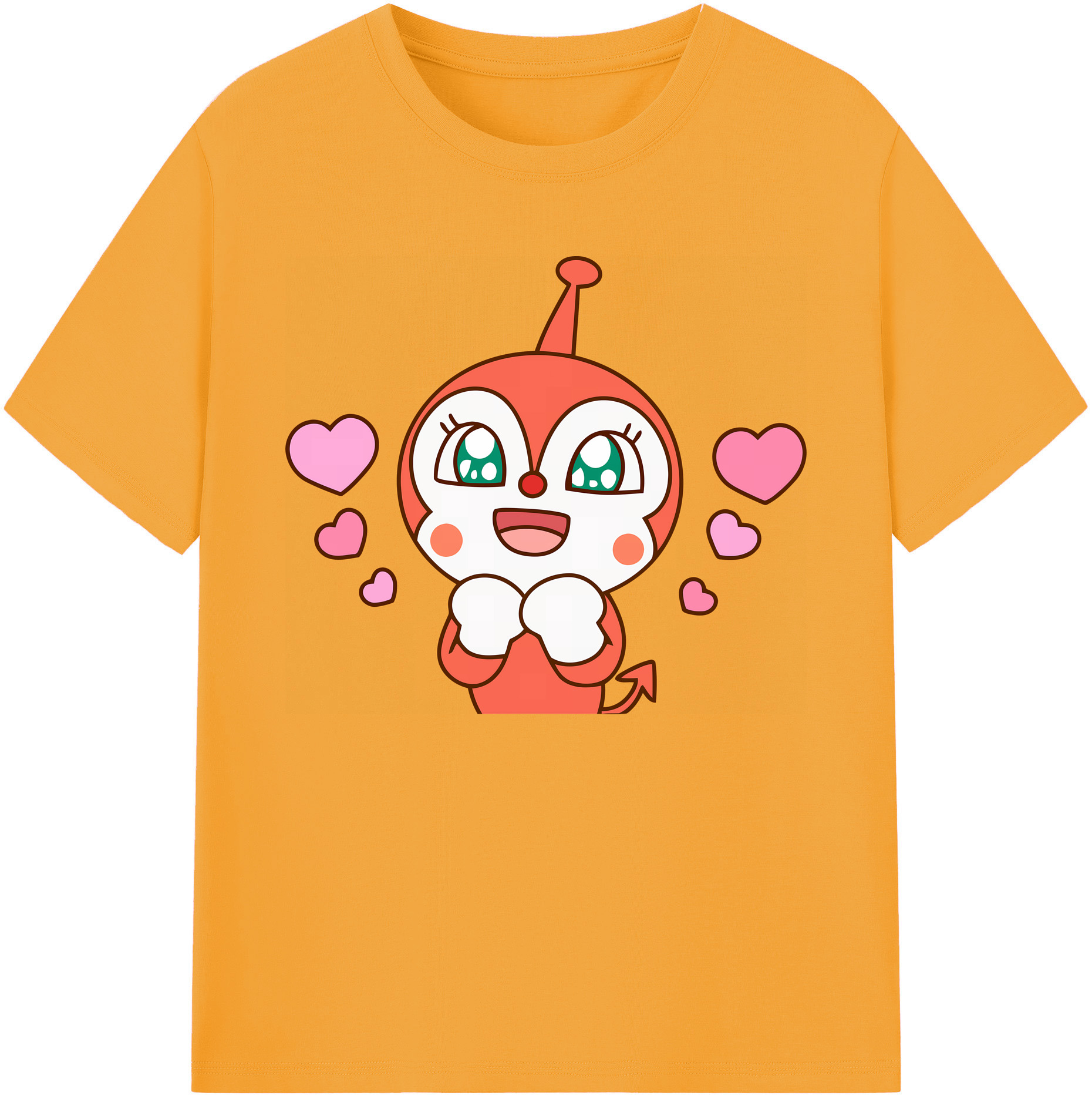 （画像用） アンパンマン Anpanman 綿100％ メンズ半袖Tシャツ｜肌触りやわらか＆通気性